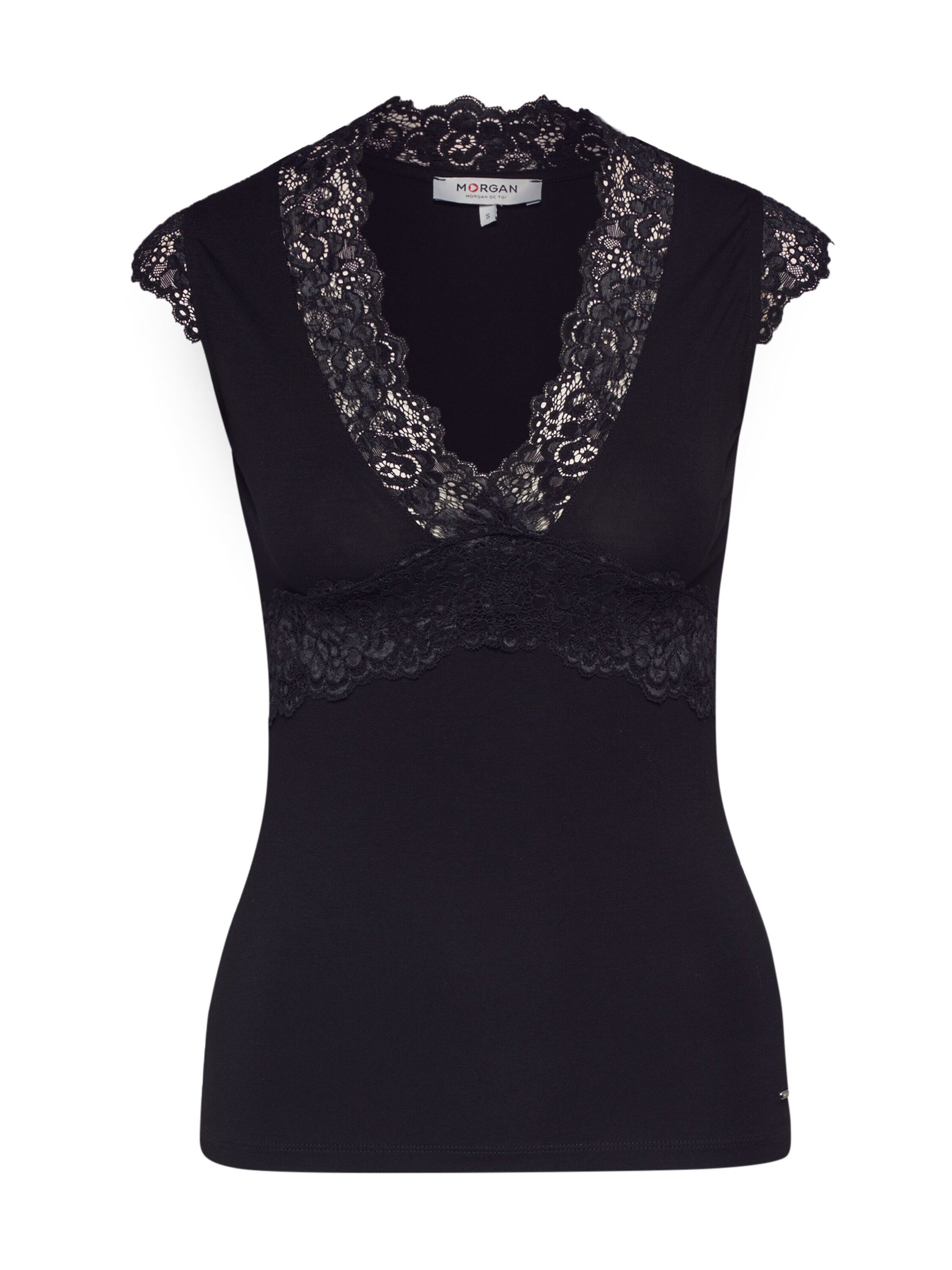 MORGAN Shirttop (1-tlg) Spitze