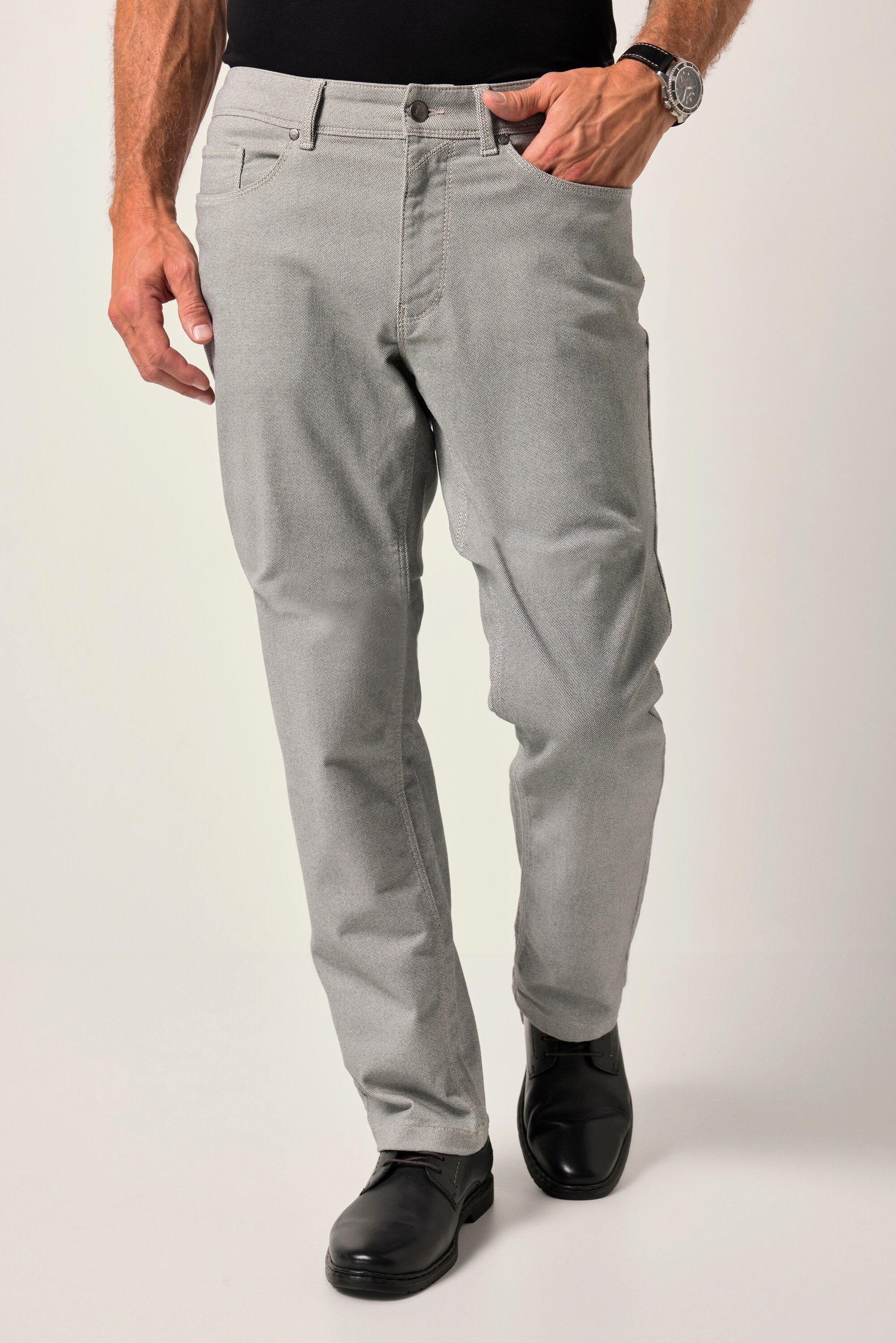 5-Pocket-Jeans Jeans FLEXLASTIC® Bauchfit Regular Fit Struktur