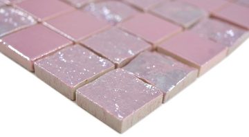 Mosani Mosaikfliesen Keramik Mosaik Fliese exklusive Japan pink rose