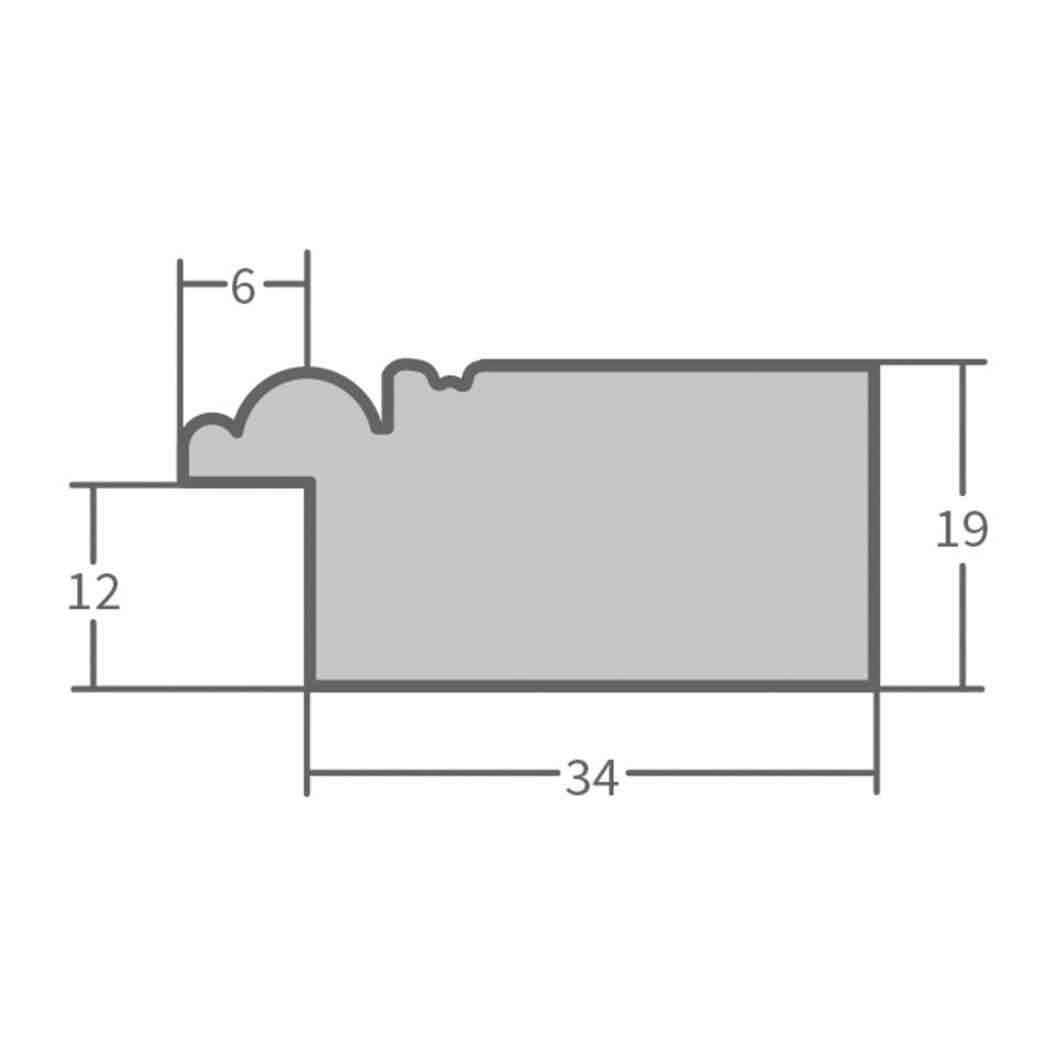 Wandspiegel Stil WANDStyle H660, aus Vintage im Massivholz Grau,