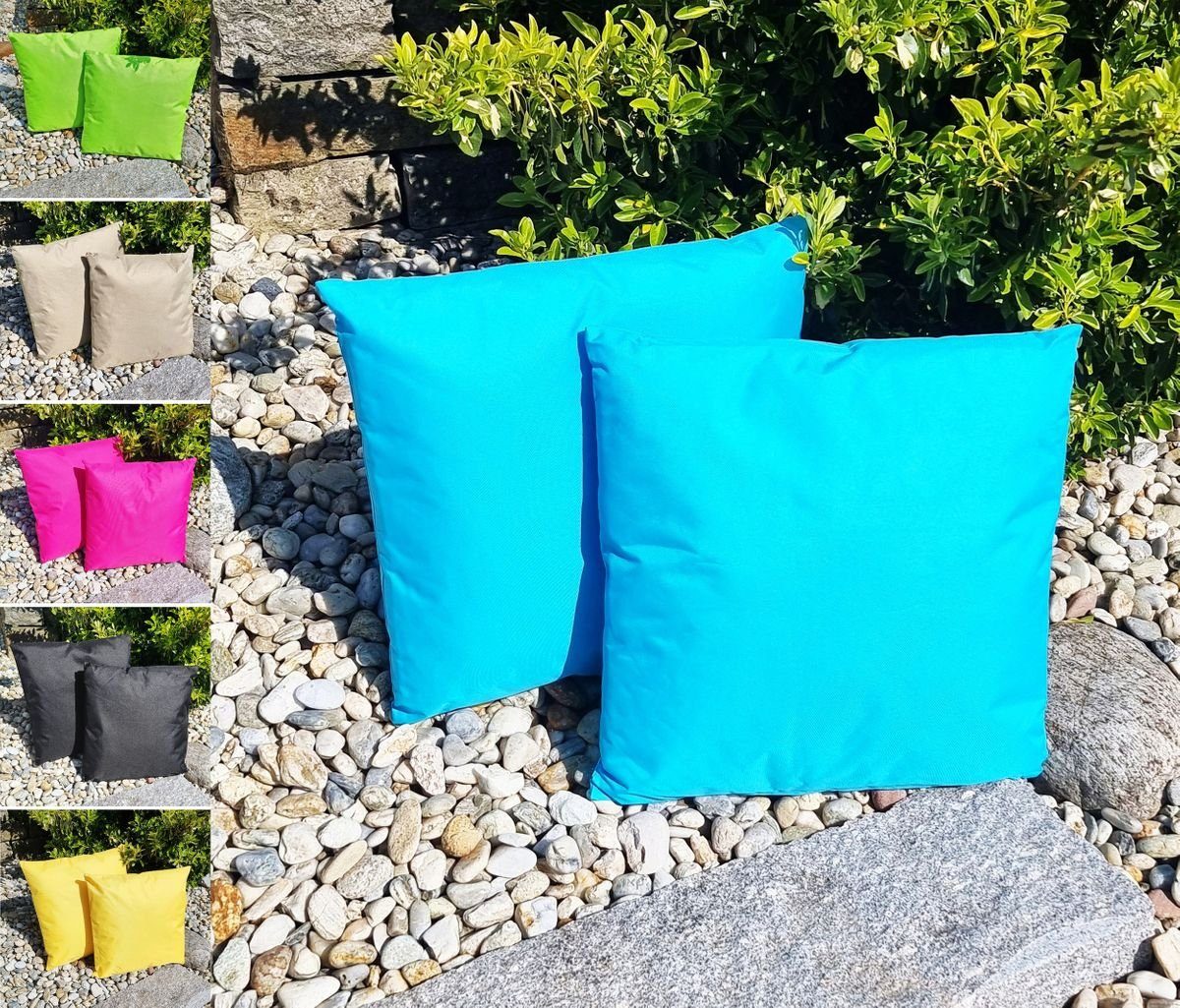 JACK Dekokissen JACK 45x45cm Outdoor Lounge Kissen Dekokissen inkl