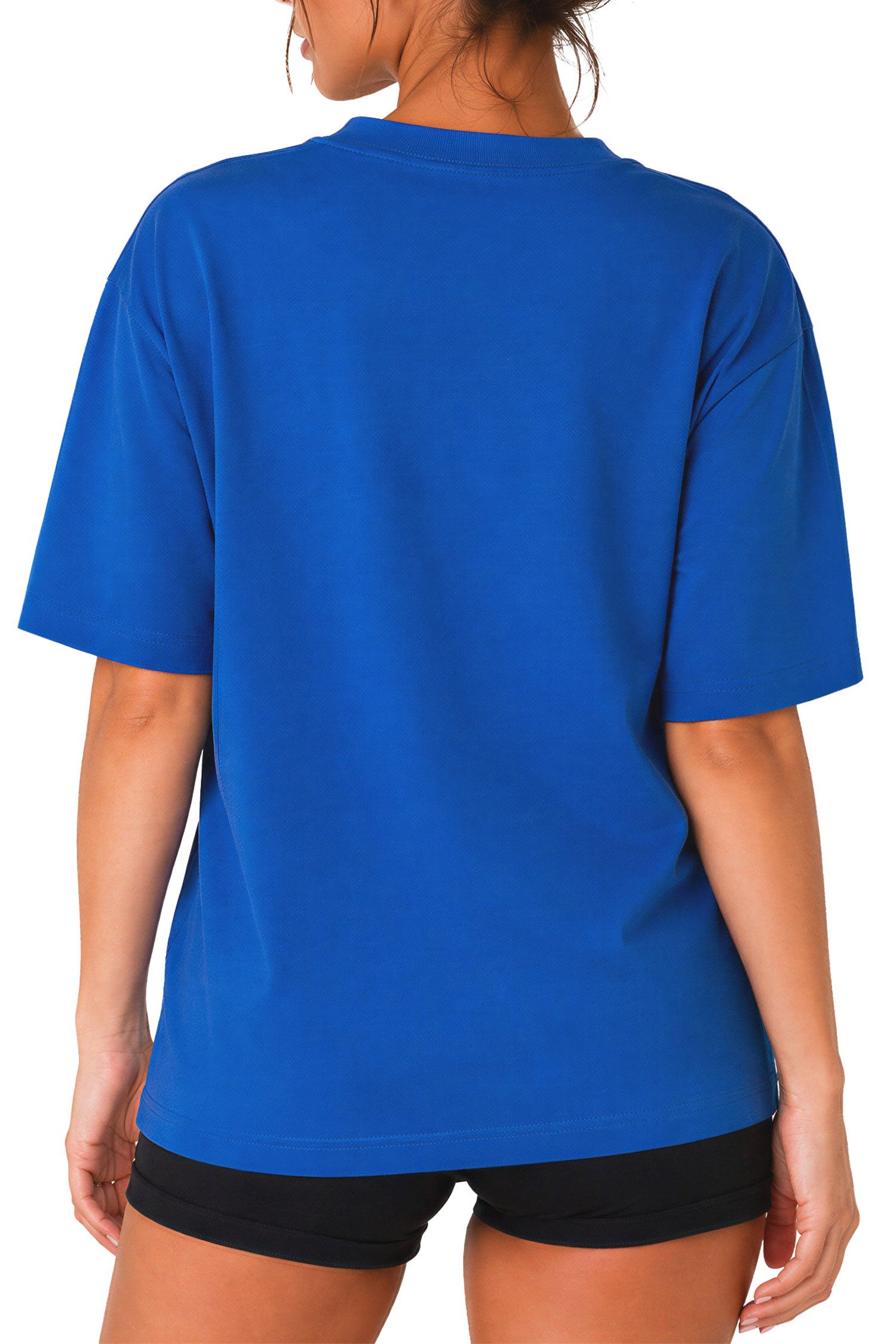 Reichstadt T-Shirt Damen Regular Fit Kurzarmshirt Shoulder Drop 25RSW071 Vielseitig kombinierbar