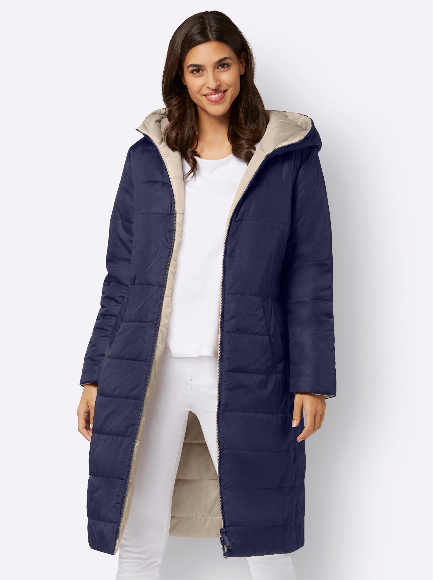 Sieh an! Langmantel Steppmantel . günstig online kaufen