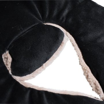 Habibi Plush Wärmekissen Habibi Schulter-/Rückenwärmer grau für Mikrowelle und Backofen, (1 Nacken-/Schulter-/Rückenwärmer)