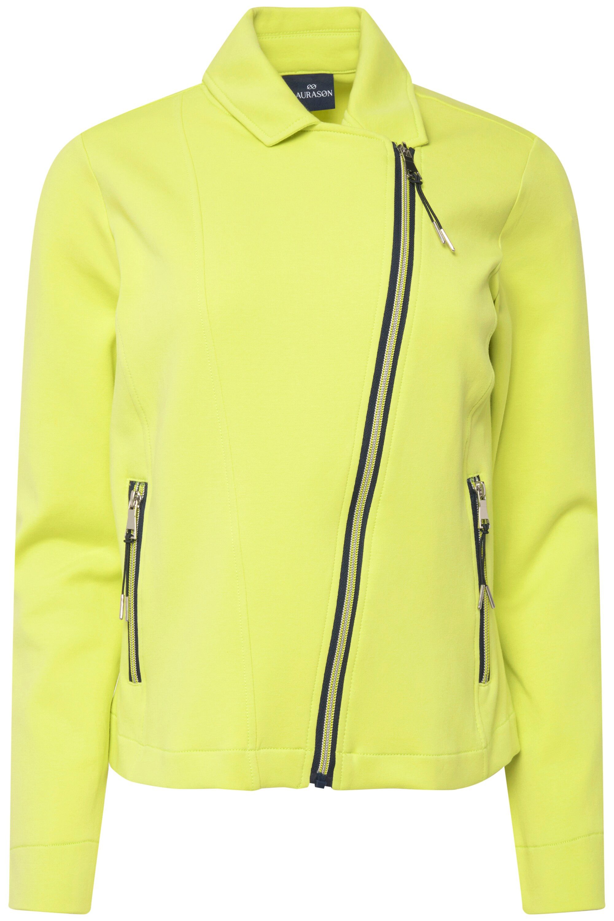 Laurasøn Sommerjacke Biker-Jacke Sweat Revers Zipper günstig online kaufen