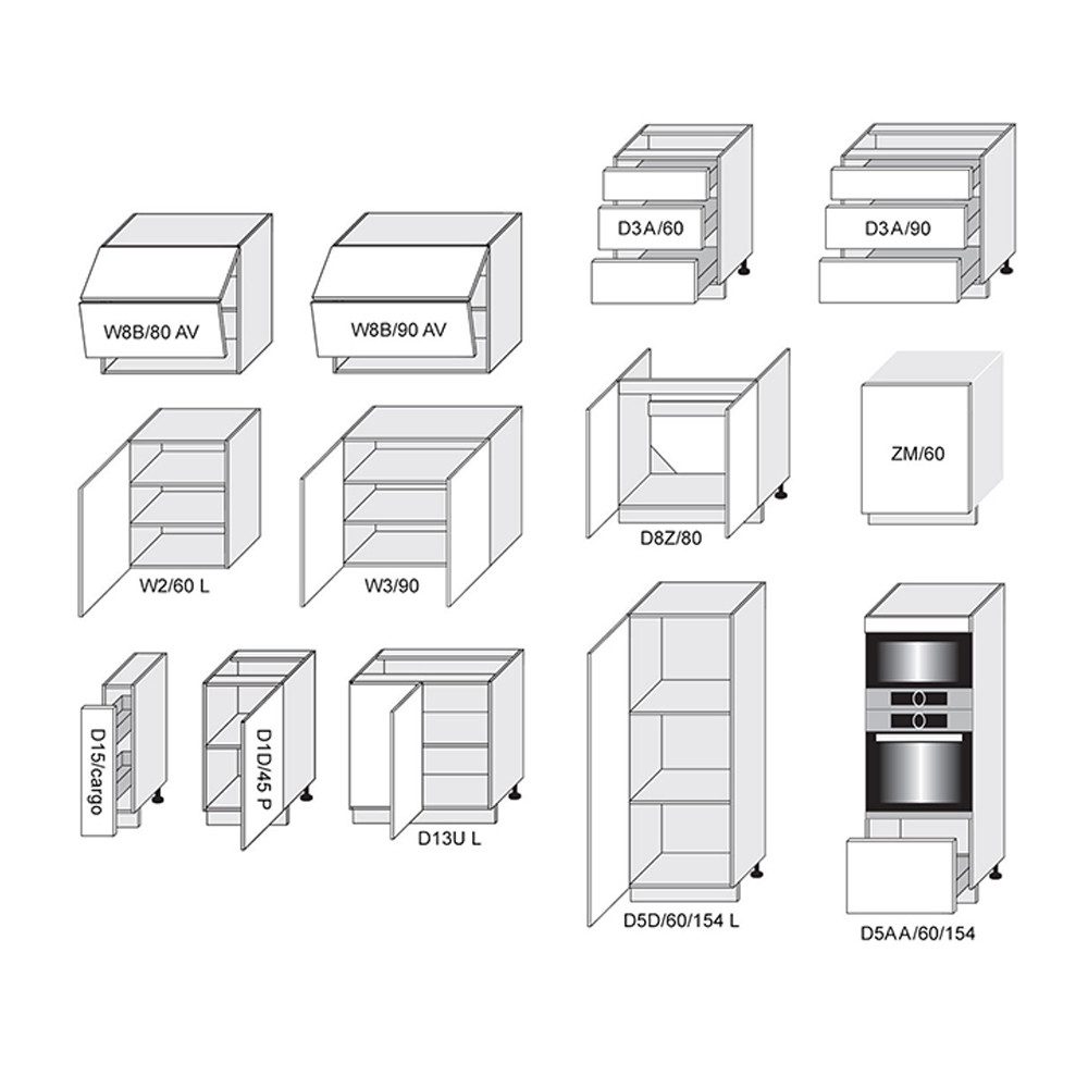 Feldmann-Wohnen Winkelküche Velden, (Schubladen mit Vollauszug + Selbsteinzug (HETTICH Innotech Atira), 365x270x207cm eiche artisan/ schwarz matt - smaragdgrün super matt