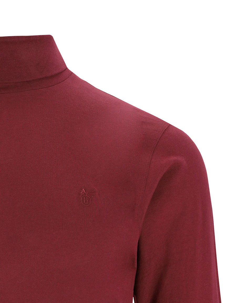 Hajo Rollkragenpullover Basic-Rollkragenshirt in reiner Baumwolle
