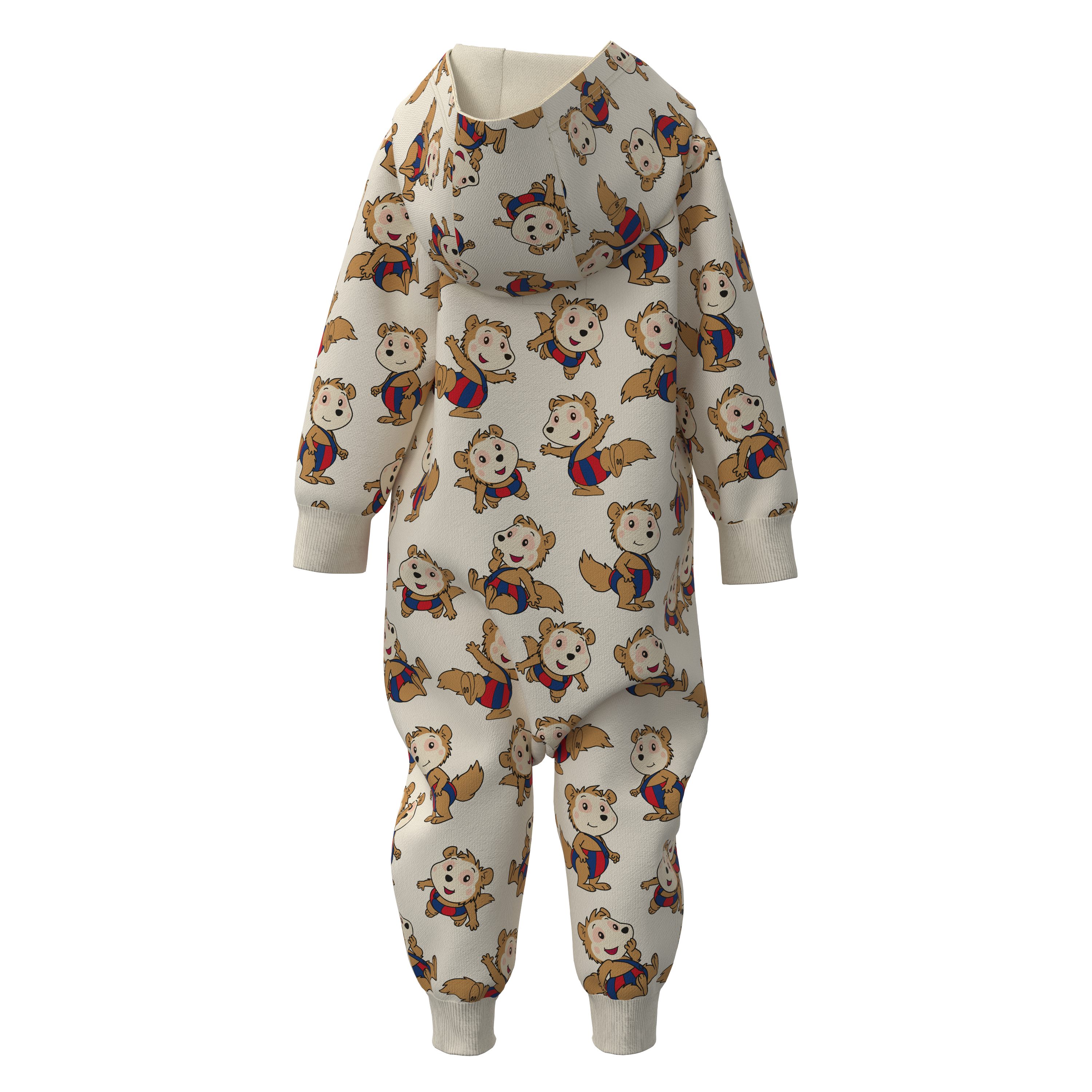 Onesie Siebenschläfer % Jumpsuit Bio-Baumwolle, 100 Sweat Siebenschläfer Bobo Bobo unisex Print, allover