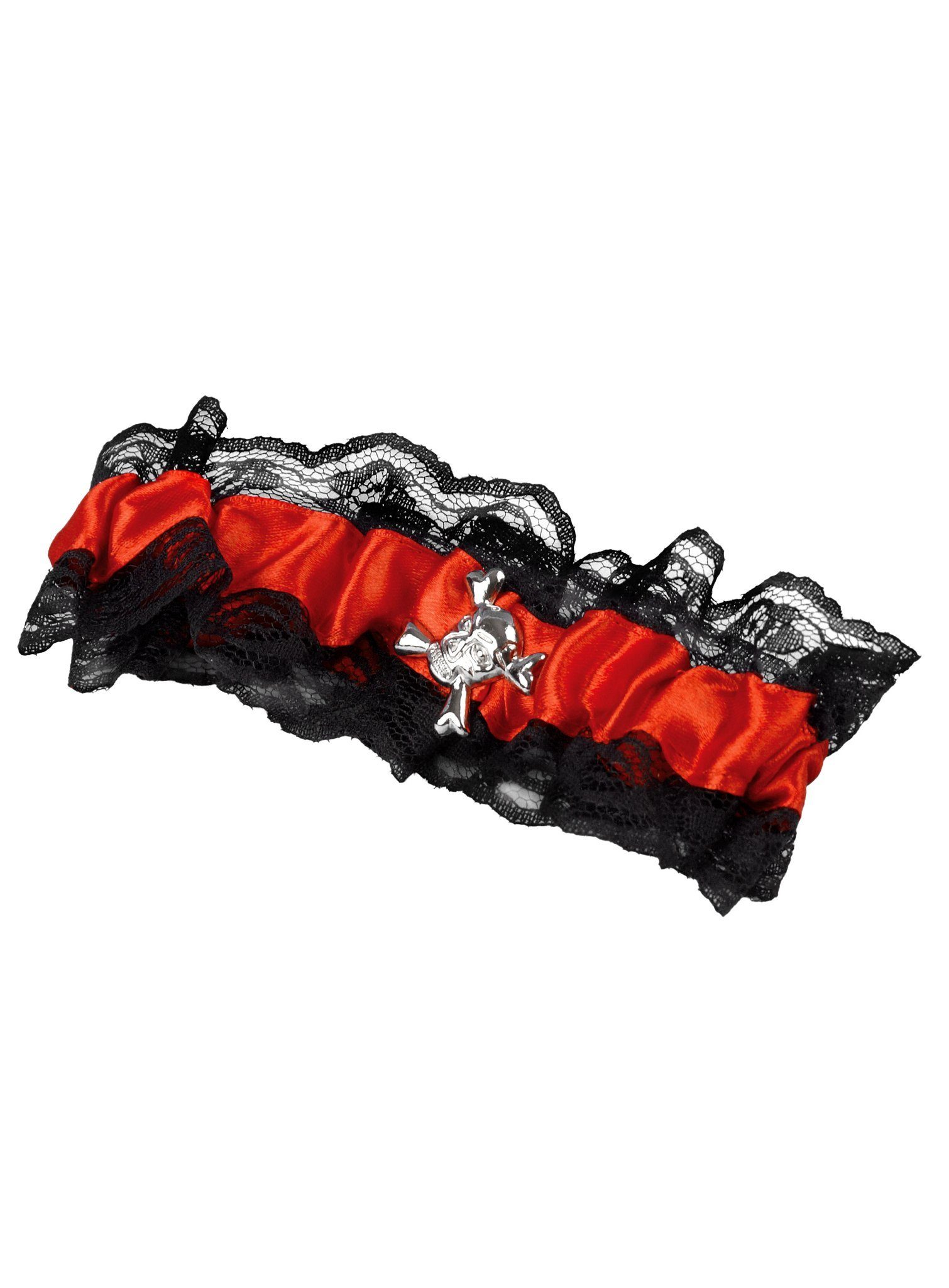 Socken Piratin Strumpfband für Karneval Faschingskostüm
