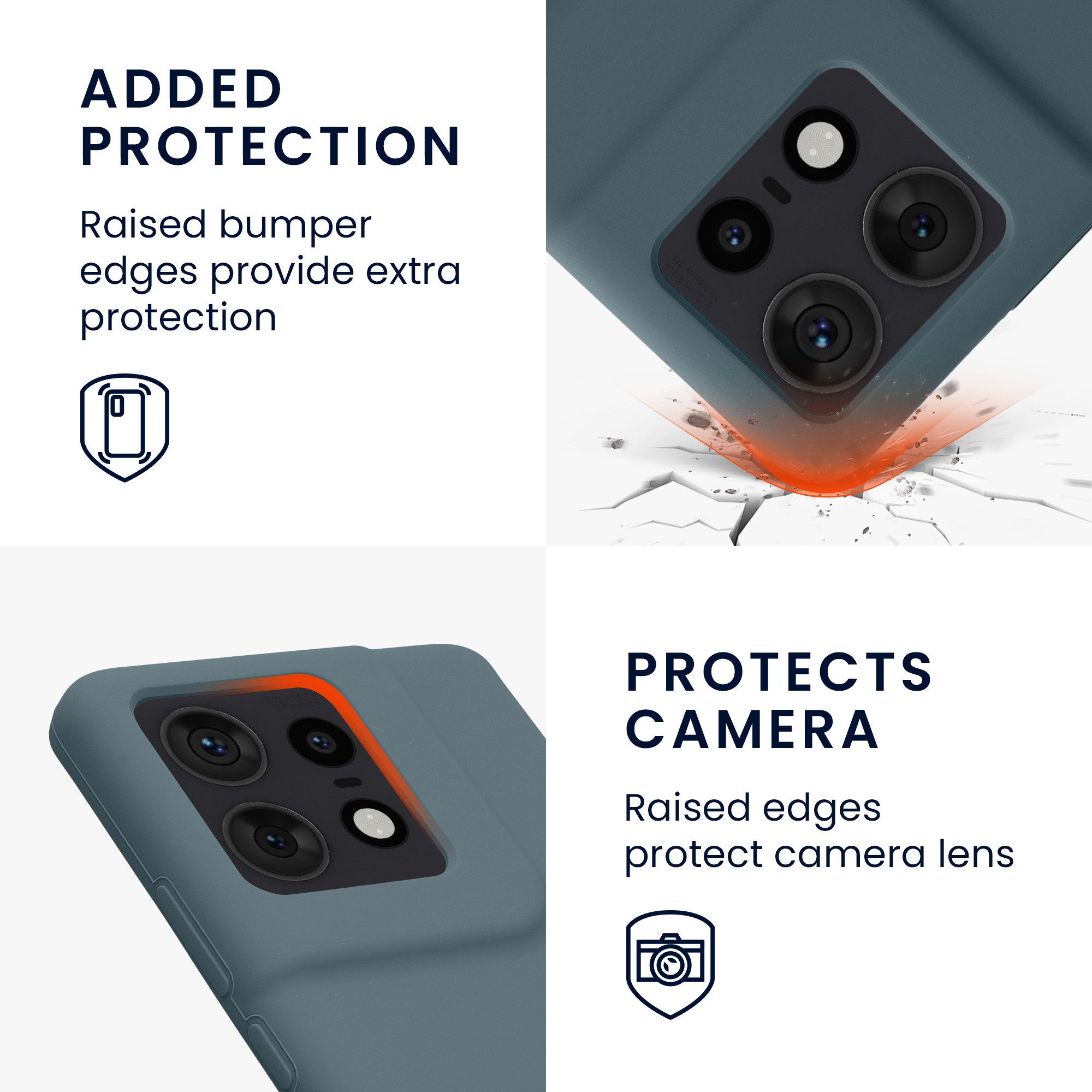 kwmobile Handyhülle Handyhülle für Motorola Edge 50 Pro Hülle, Weiches Handy Silikon Case - Schutzhülle Cover