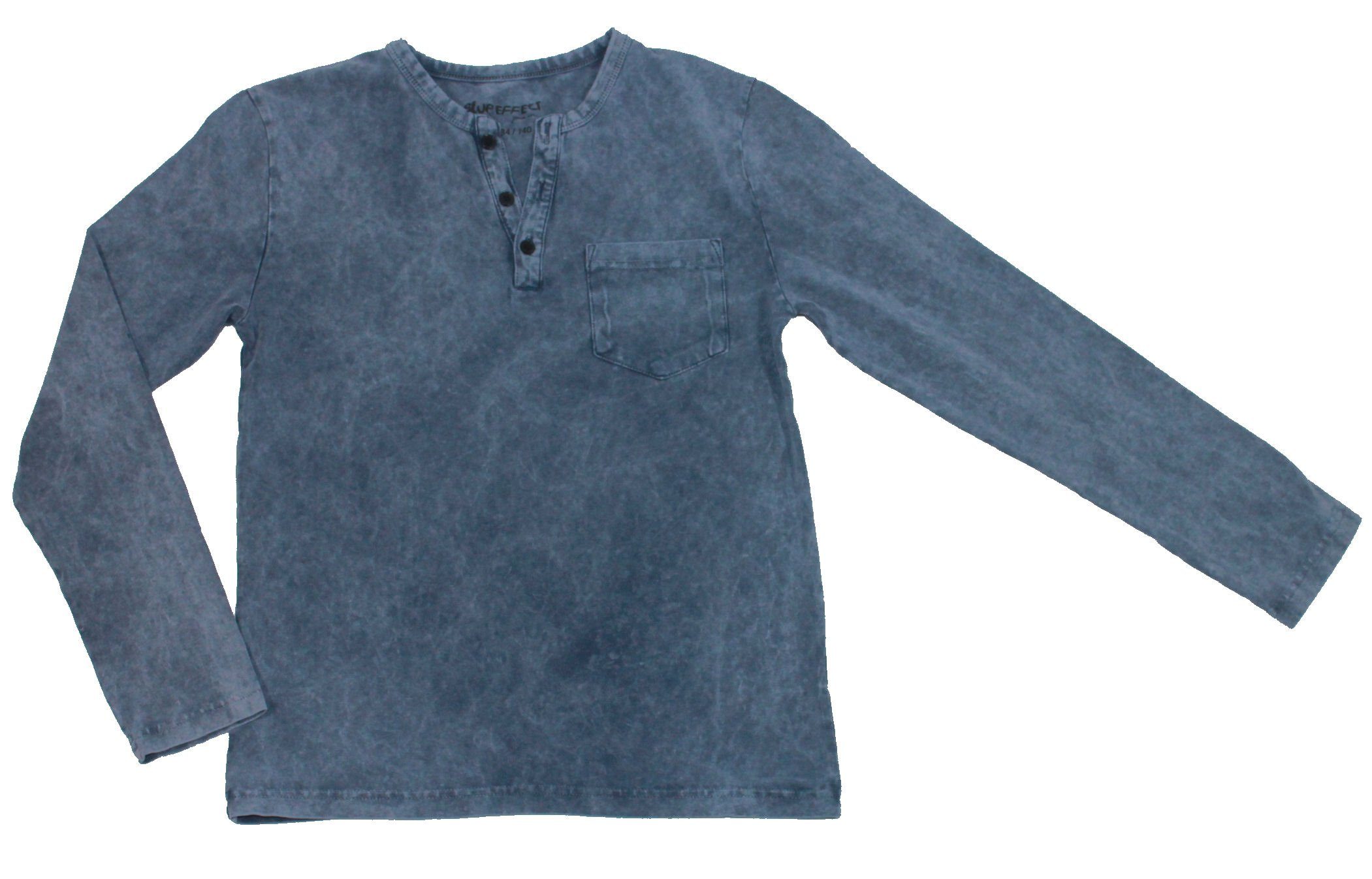 BLUE EFFECT Langarmshirt blue effect boys Langarmshirt batic dunkelblau (1-tlg)