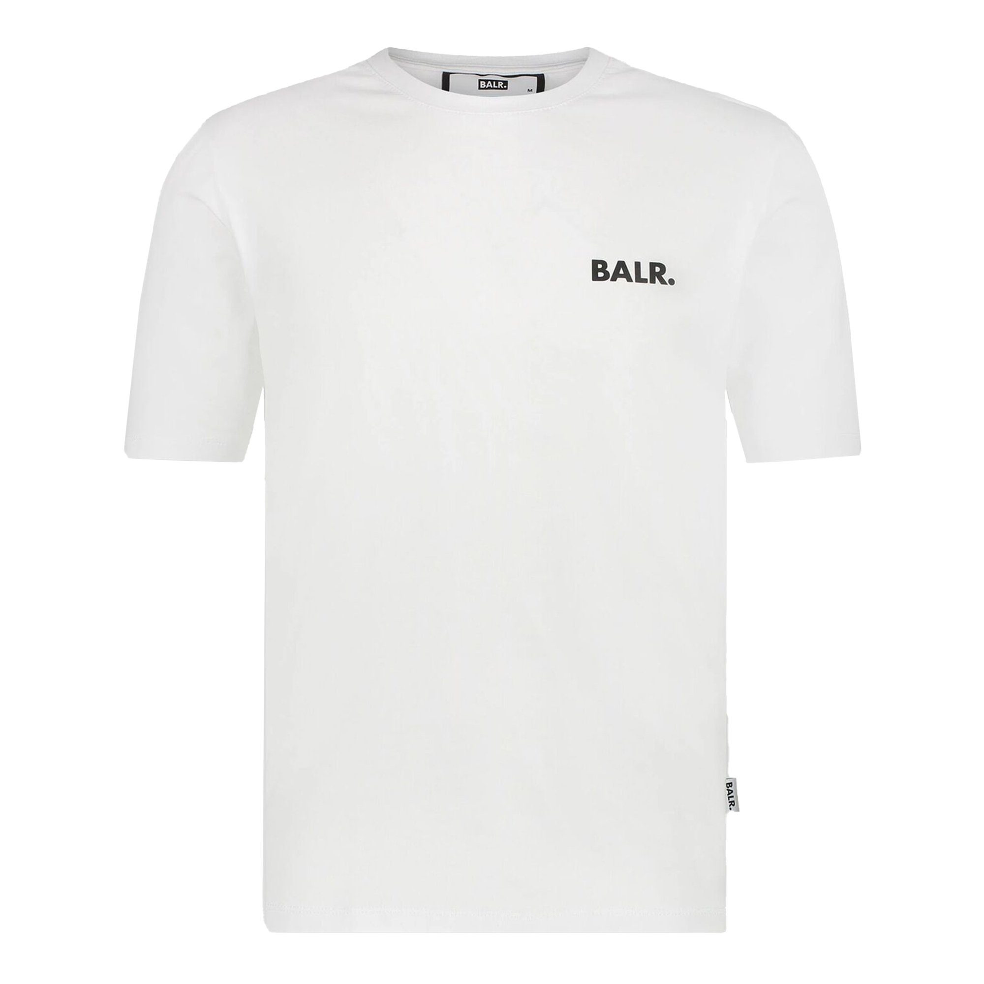 Small - Athletic BALR. Branded Chest T-Shirt T-Shirt Weiß Herren