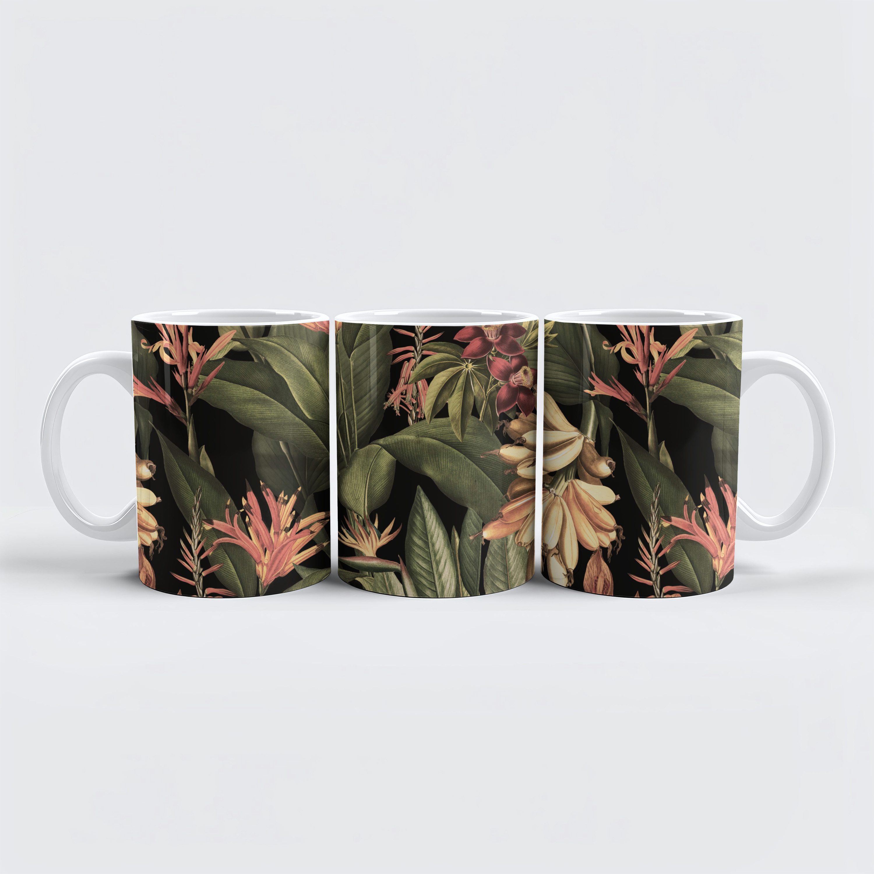 raxxa Tasse "Dschungel-Nächte in Vintage- Mitternachtszauber", 1-tlg., Keramik