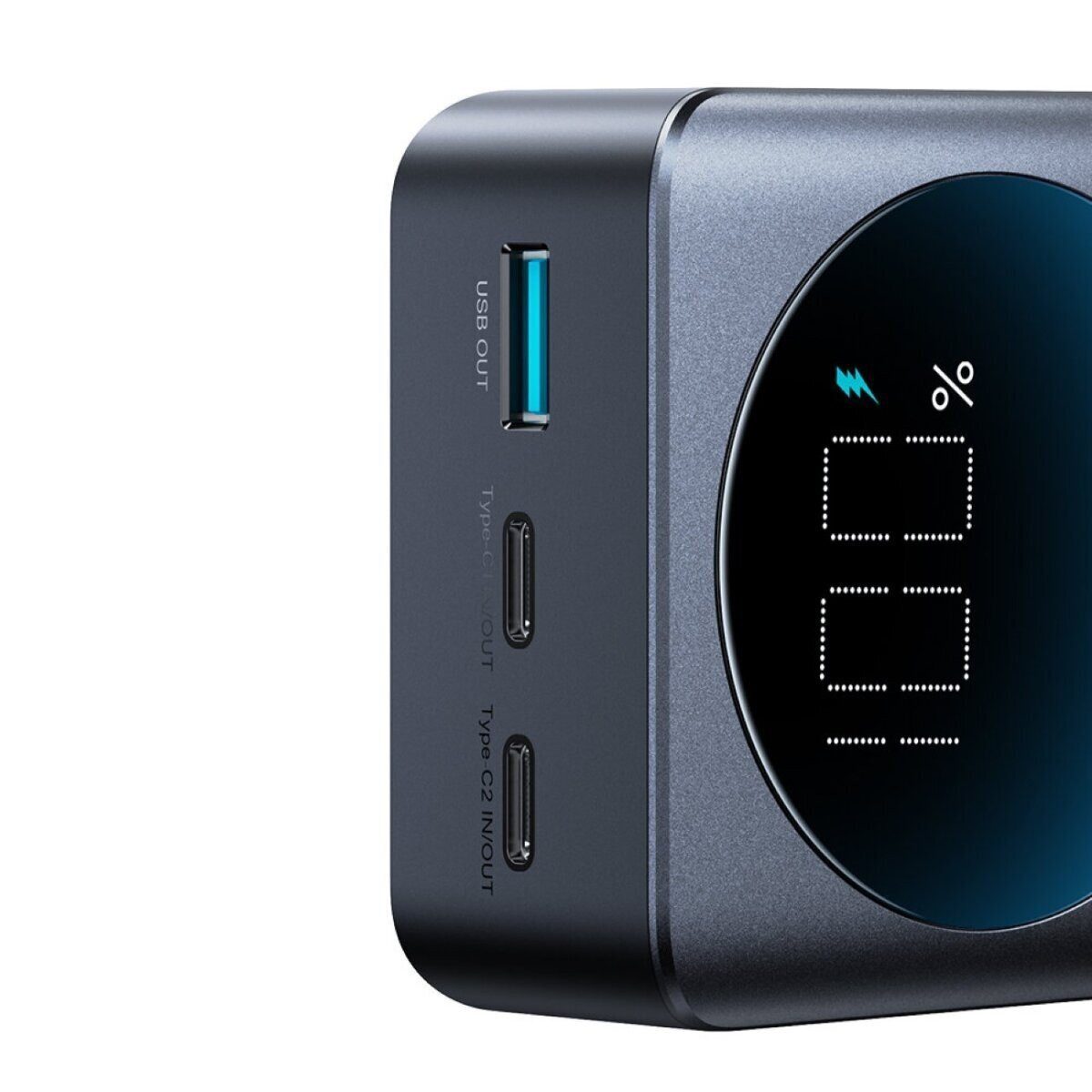 JOYROOM 30000mAh 65W Powerbank mit Digitalanzeige Schwarz Powerbank 30000 mAh