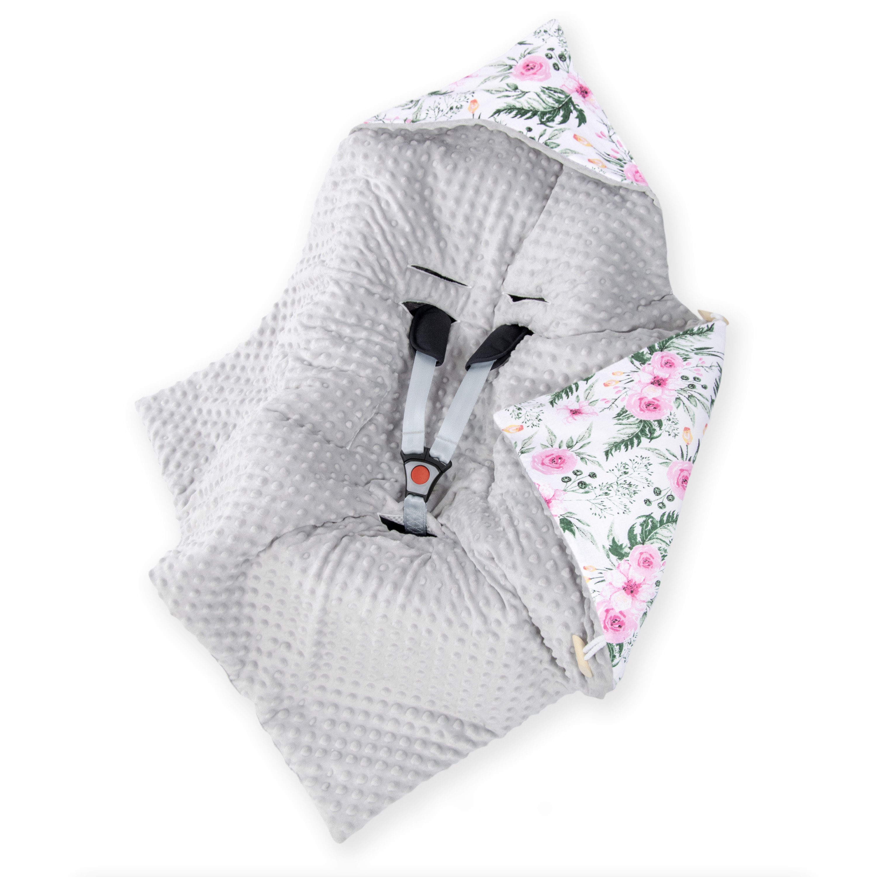 Einschlagdecke Babyschale - Kuscheldecke - Decke - Babydecke Baby für jede Jahreszeit