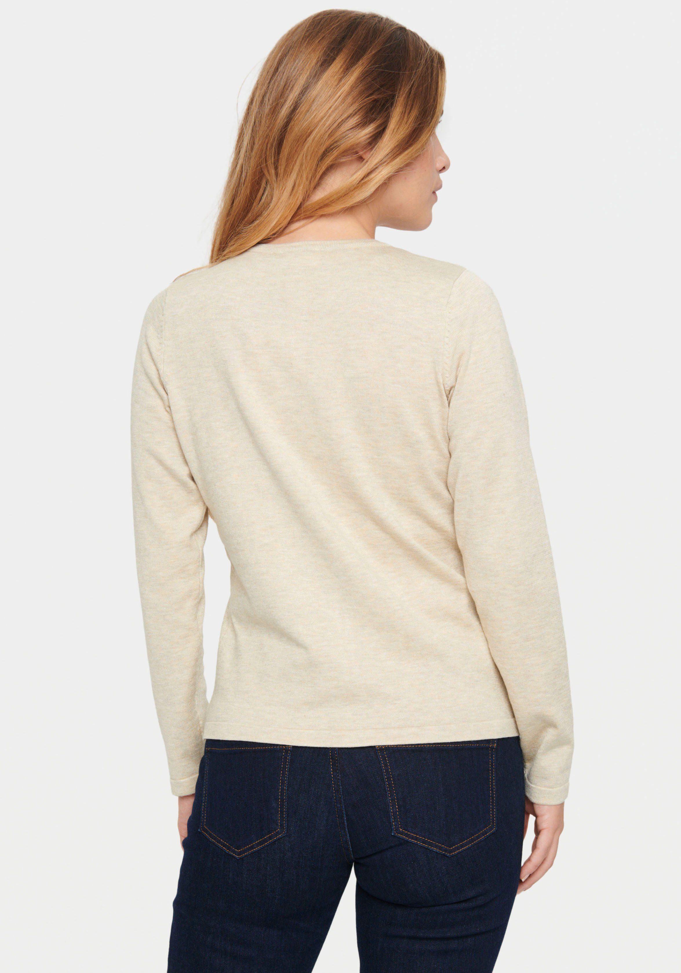 Saint Tropez Strickjacke A8661, MilaSZ R-Neck günstig online kaufen