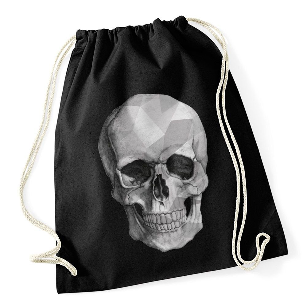Autiga Turnbeutel Turnbeutel Totenkopf Camouflage Camo Skull Tarnmuster Schädel Hipster