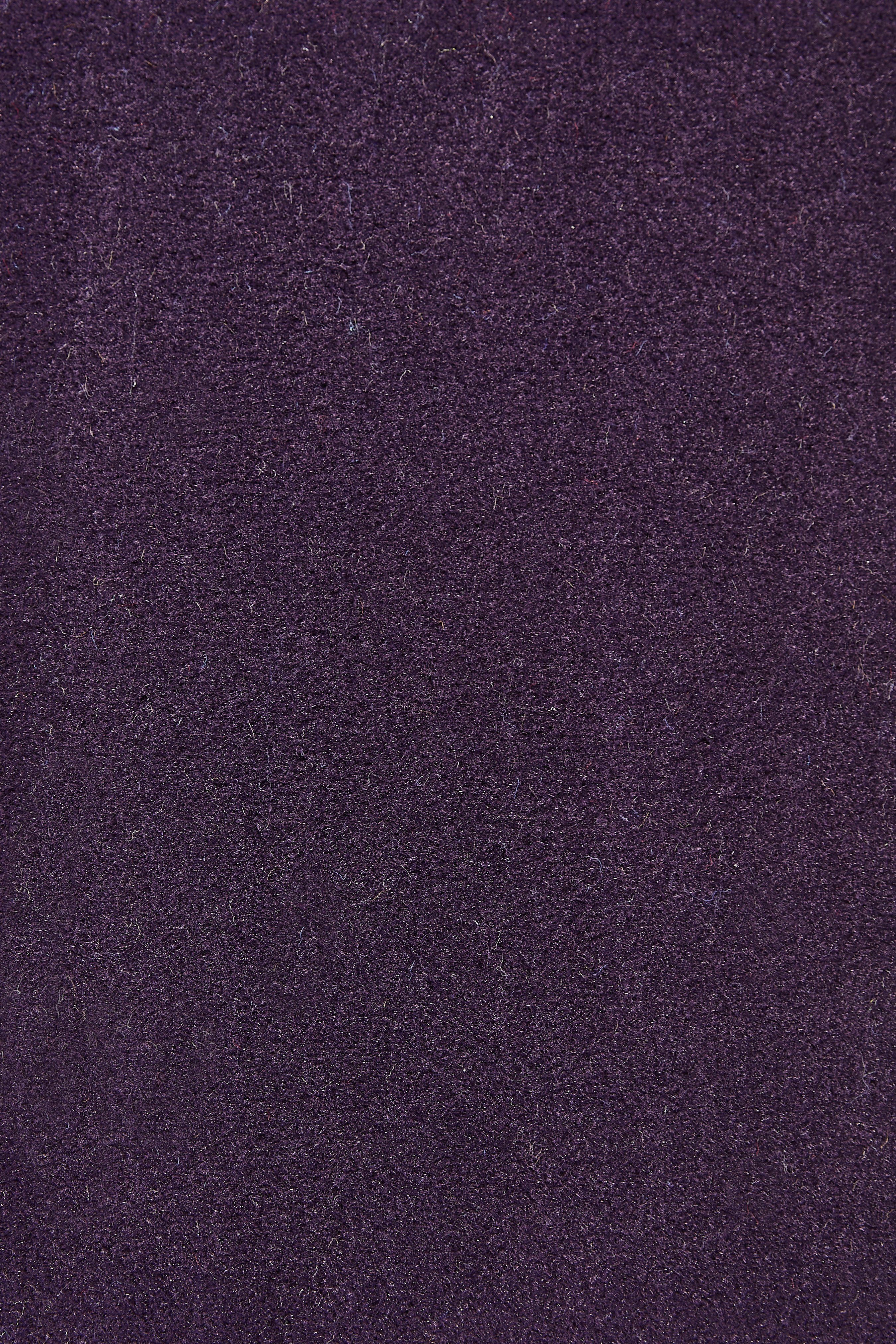 Teppichboden Coupon Velours Kira, Andiamo, rechteckig, Höhe: 8 mm, Uni Farben, Breite 400 cm, strapazierfähig, pflegeleicht, Wohnzimmer lila