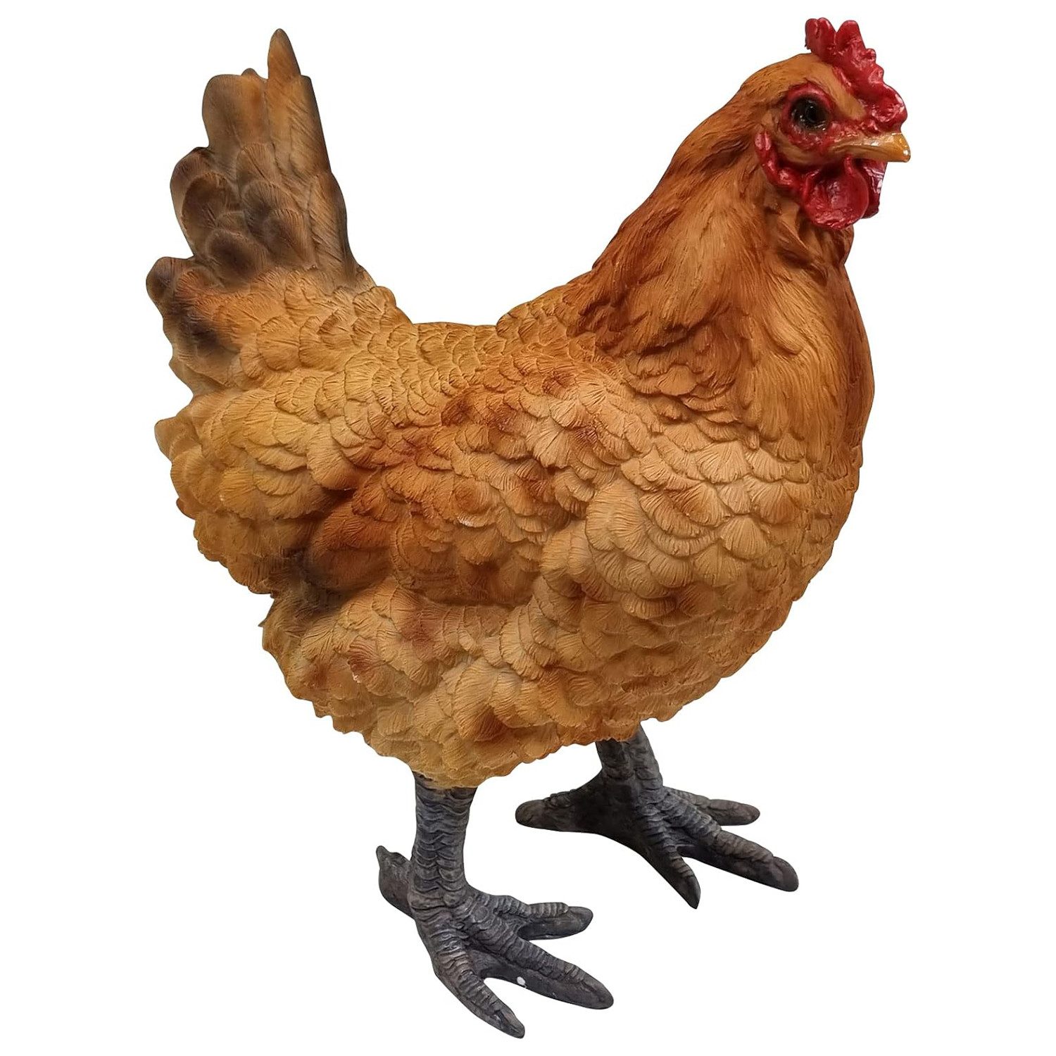 Fachhandel Plus Tierfigur Henne Huhn ROSI lebensechte Gartenfigur Tierfigur günstig online kaufen