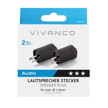 Vivanco Audio- & Video-Kabel, Adapter, Bananstecker