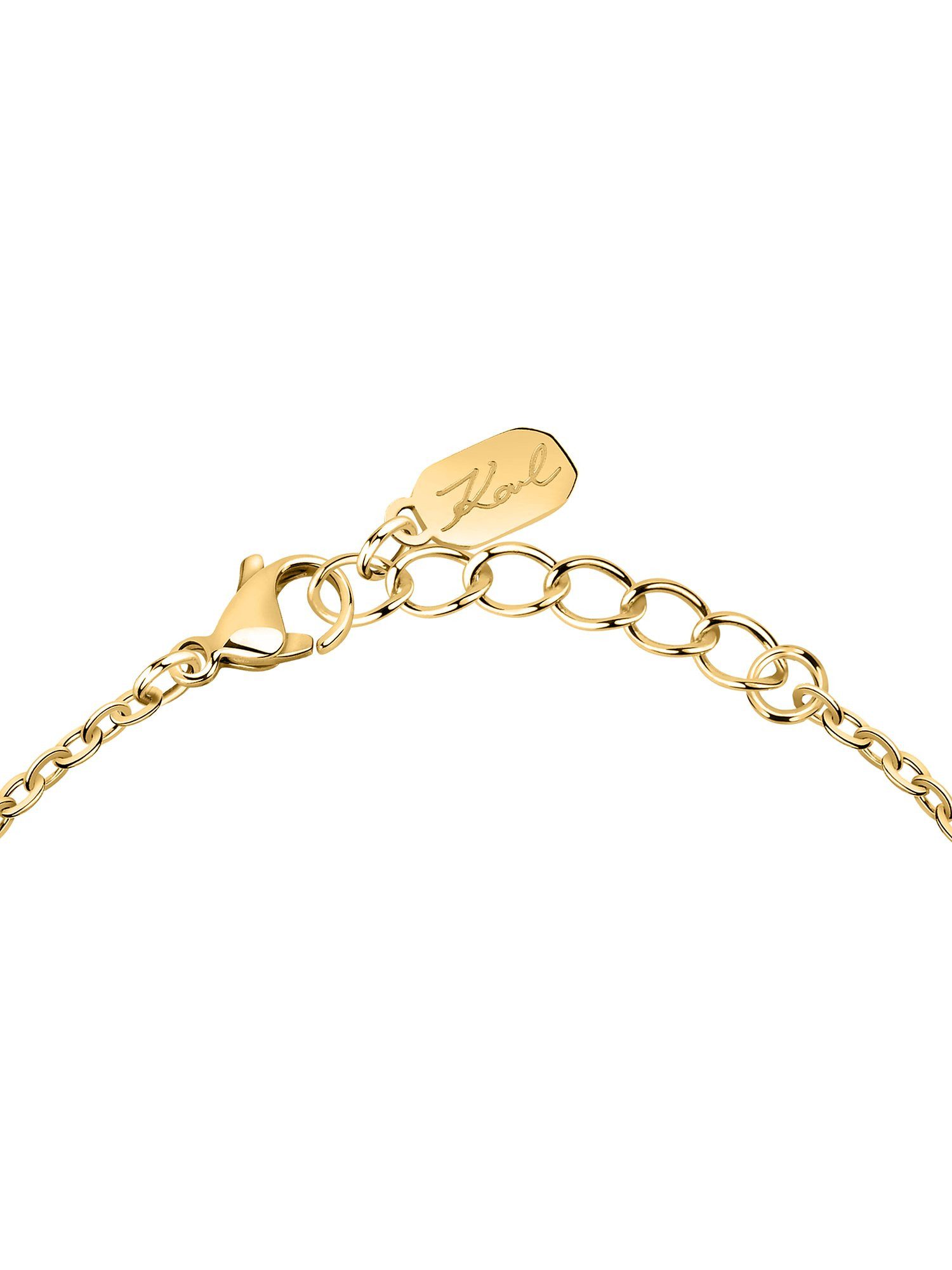 KARL LAGERFELD Armband Karl Lagerfeld Damen-Armband Edelstahl Kristall, Crystals