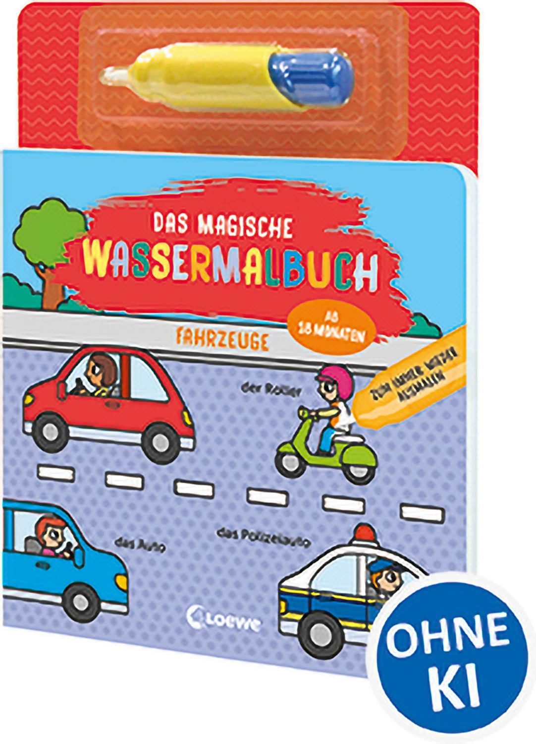 Das magische Wassermalbuch - Fahrzeuge / diverse