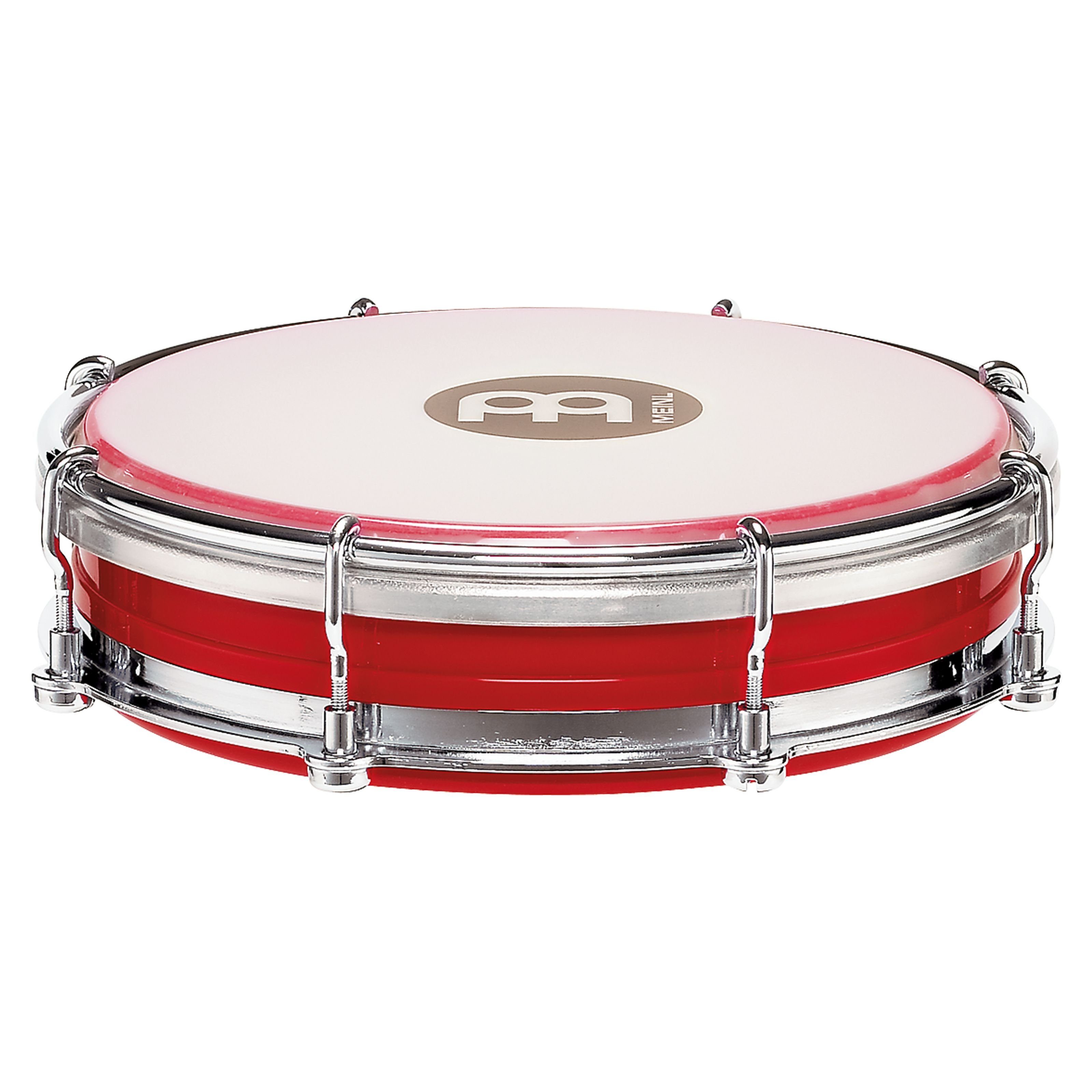 Meinl Percussion Tambourine,TBR06ABS-R Tamborim 6" Red, TBR06ABS-R Tamborim 6" Red - Tambourine