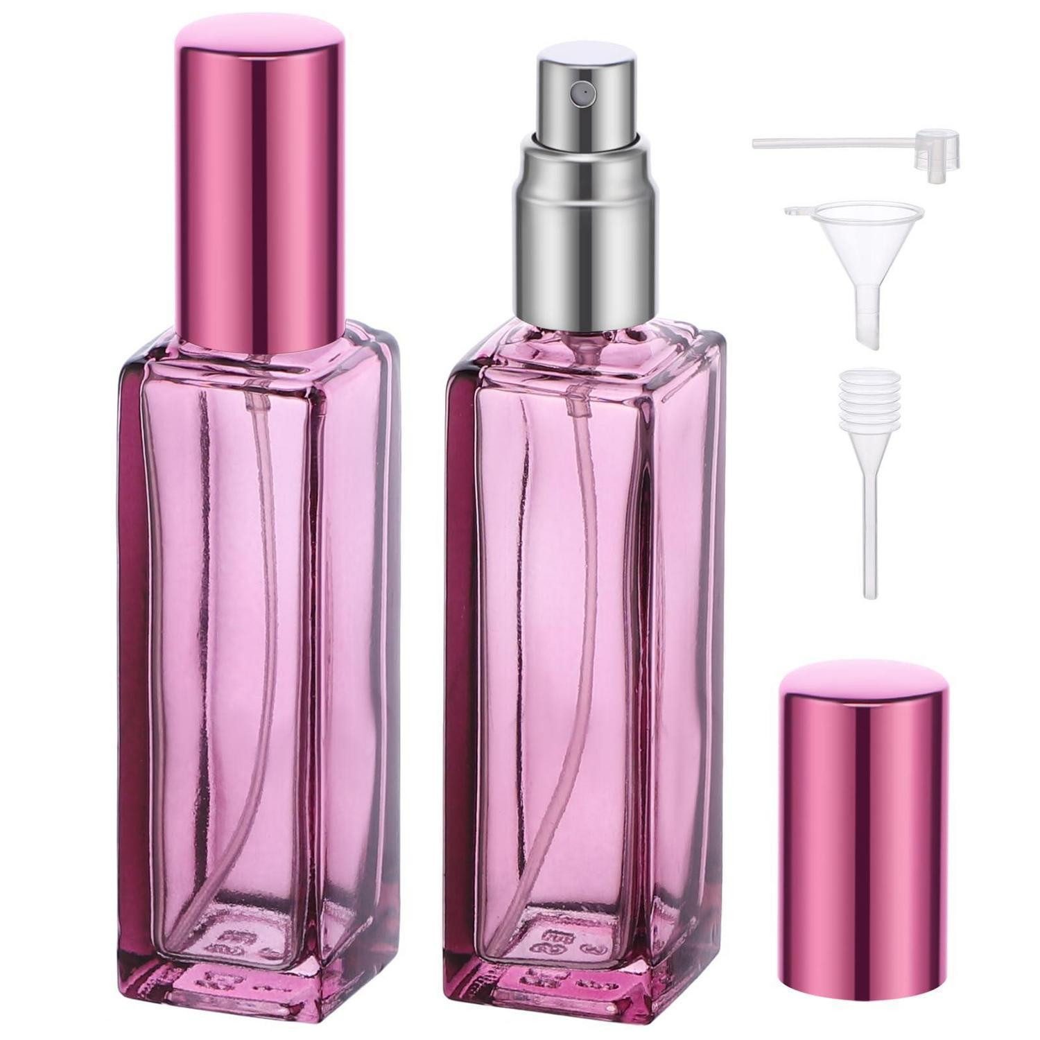 LuxusKollektion Parfümzerstäuber Parfüm Zerstäuber Nachfüllbar 20ml Lila (2 St)