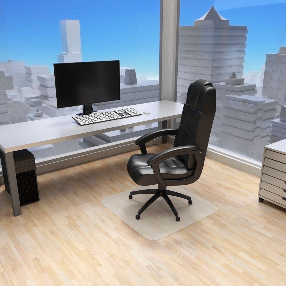 tectake Bodenschutzmatte Bodenschutzmatte für 1x Bürostühle