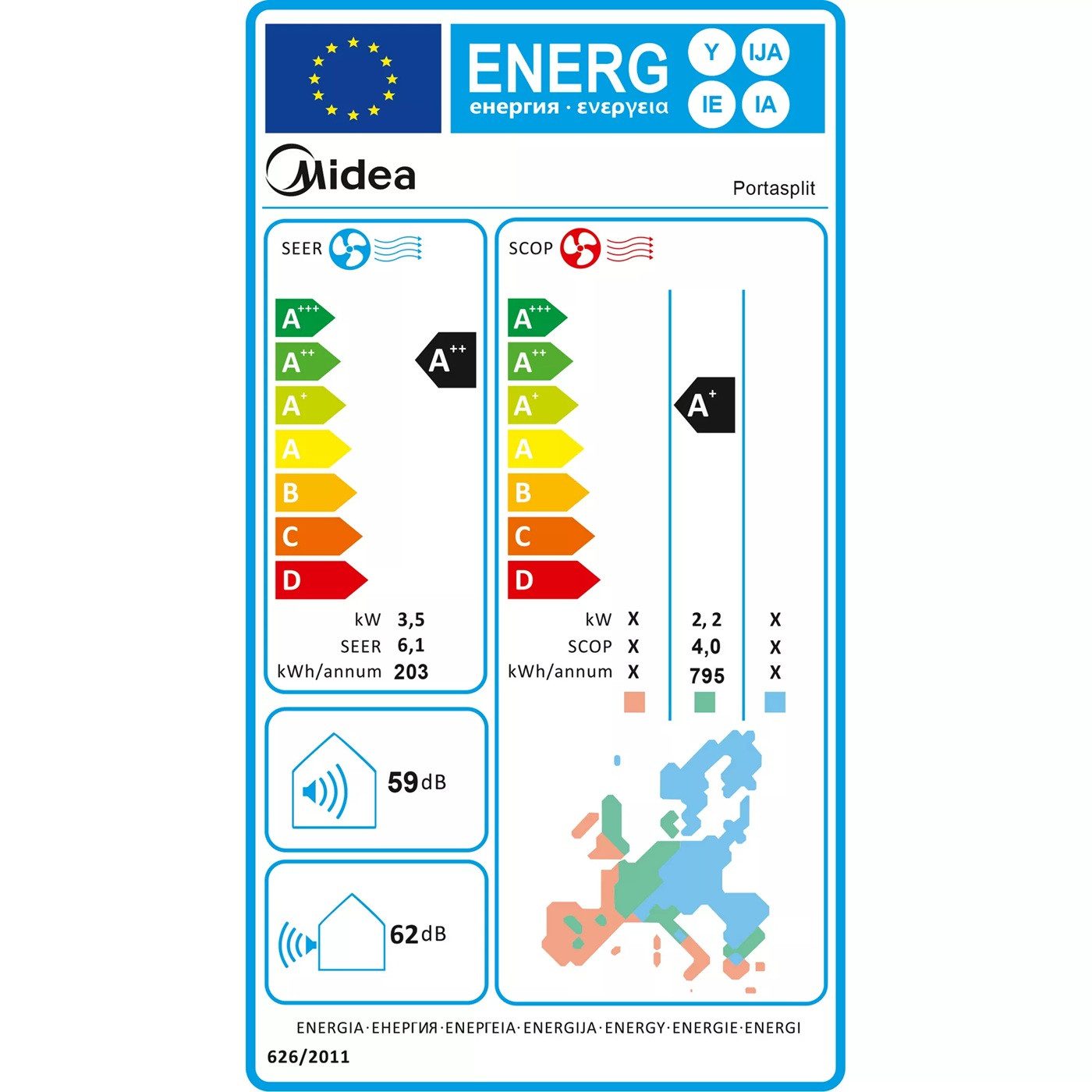 Energieeffizienzklasse: 