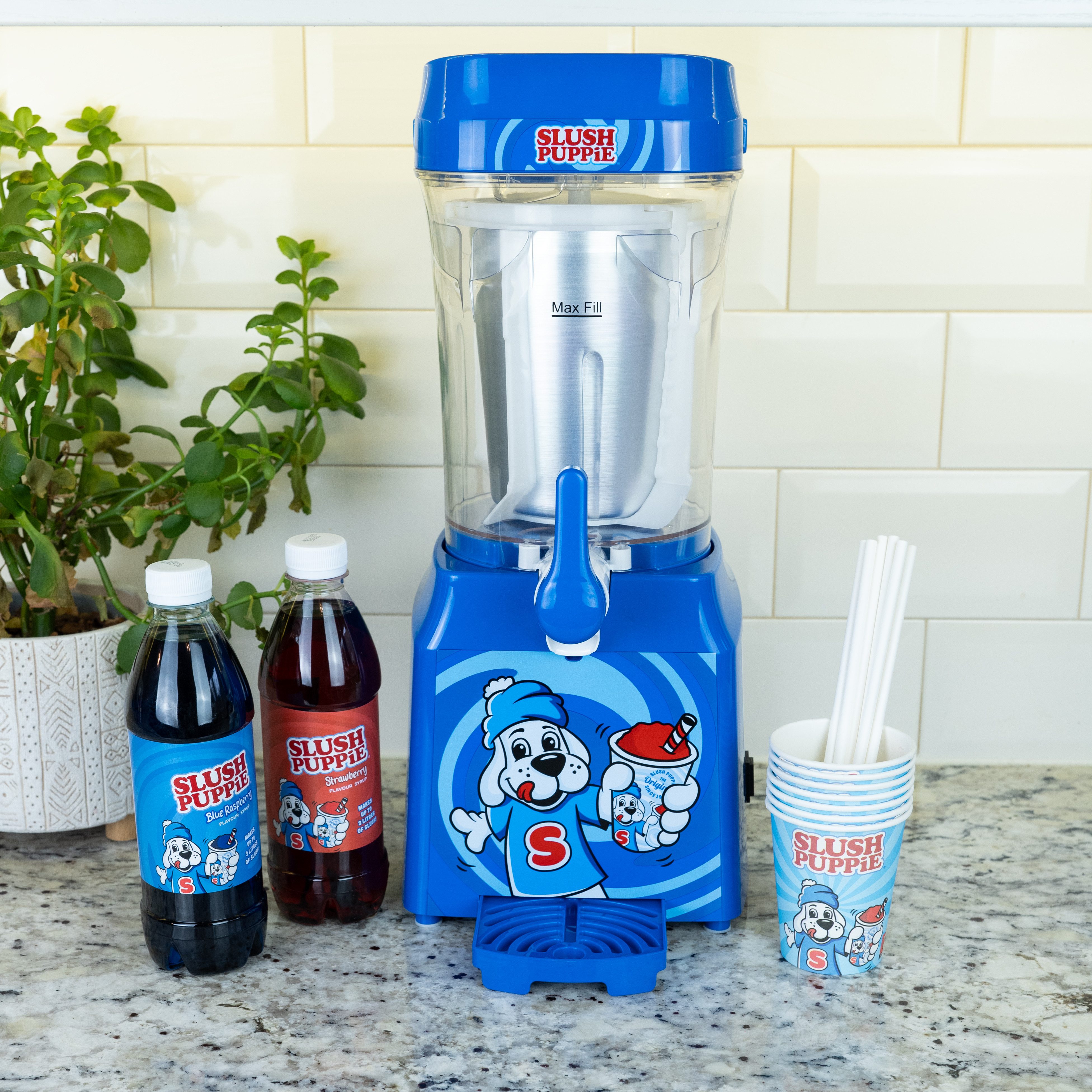 Fizz creations Slush-Eismaschine Slush Puppie Slushie Maker für erfrischende Slushys & Cocktails, 1 l, 20 W – Bild 4 von 5