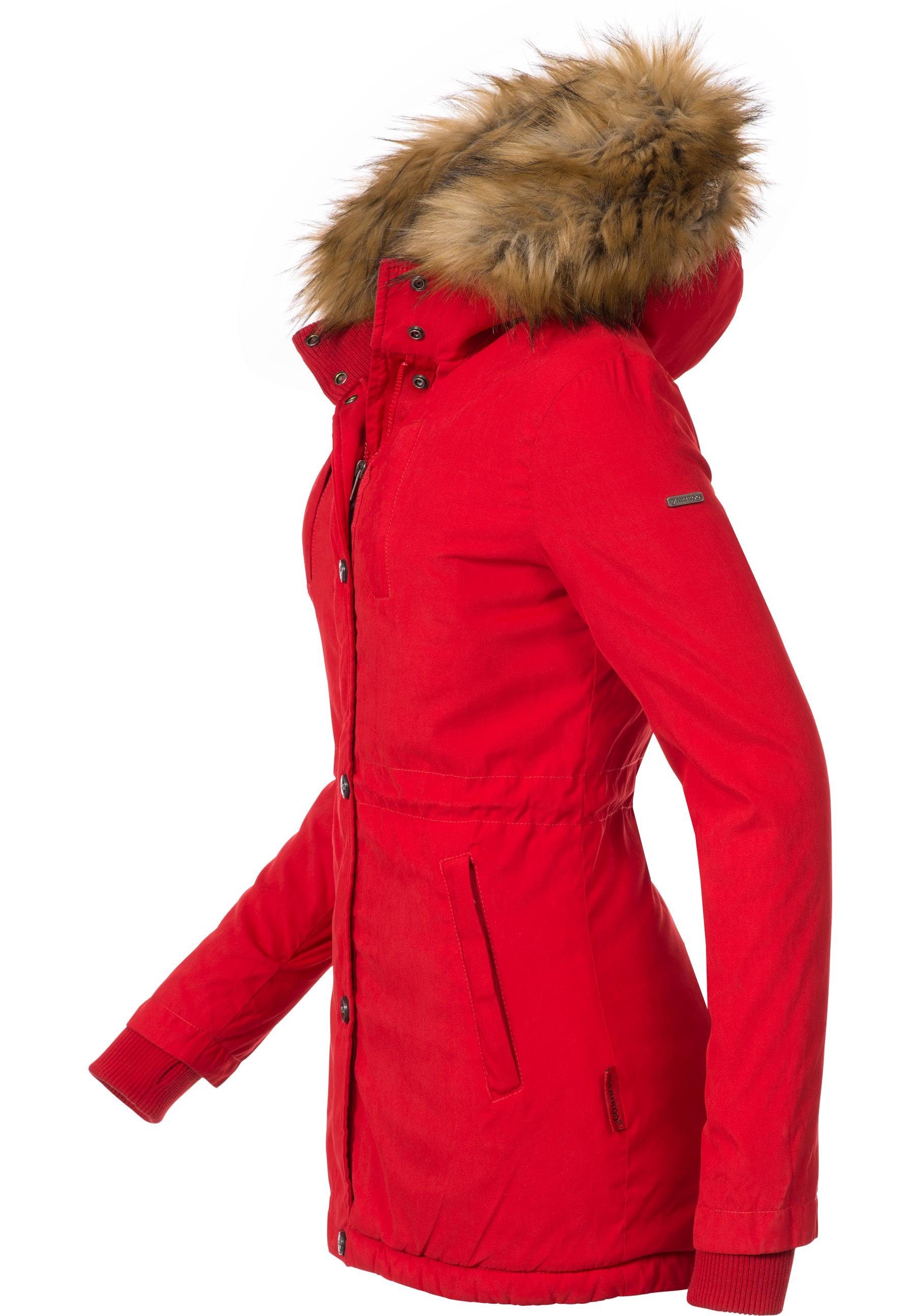 Marikoo Wintermantel Akira edler Winterparka mit günstig online kaufen