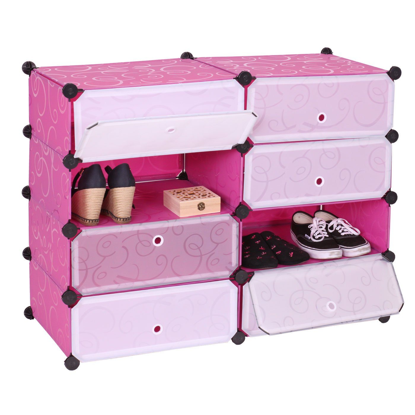 MCW Schuhschrank MCW-B66 Einfaches Stecksystem, Beliebig erweiterbar