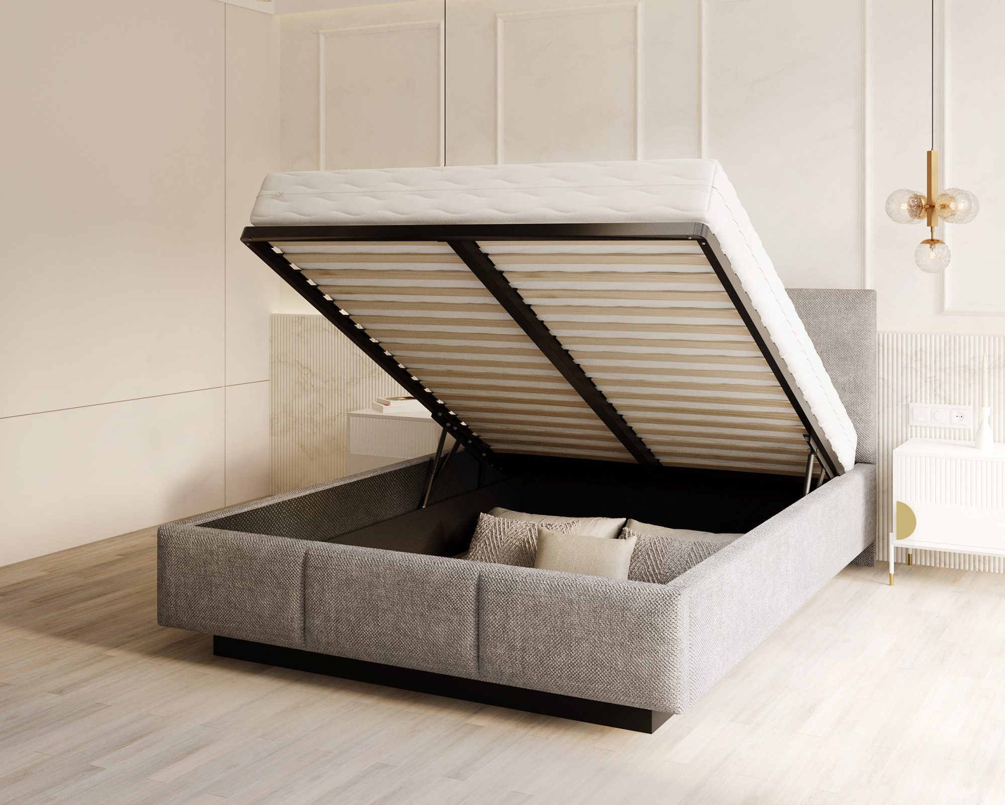 FDM Polsterbett 90x200, 120x200, 140x200, 160x200, günstig online kaufen