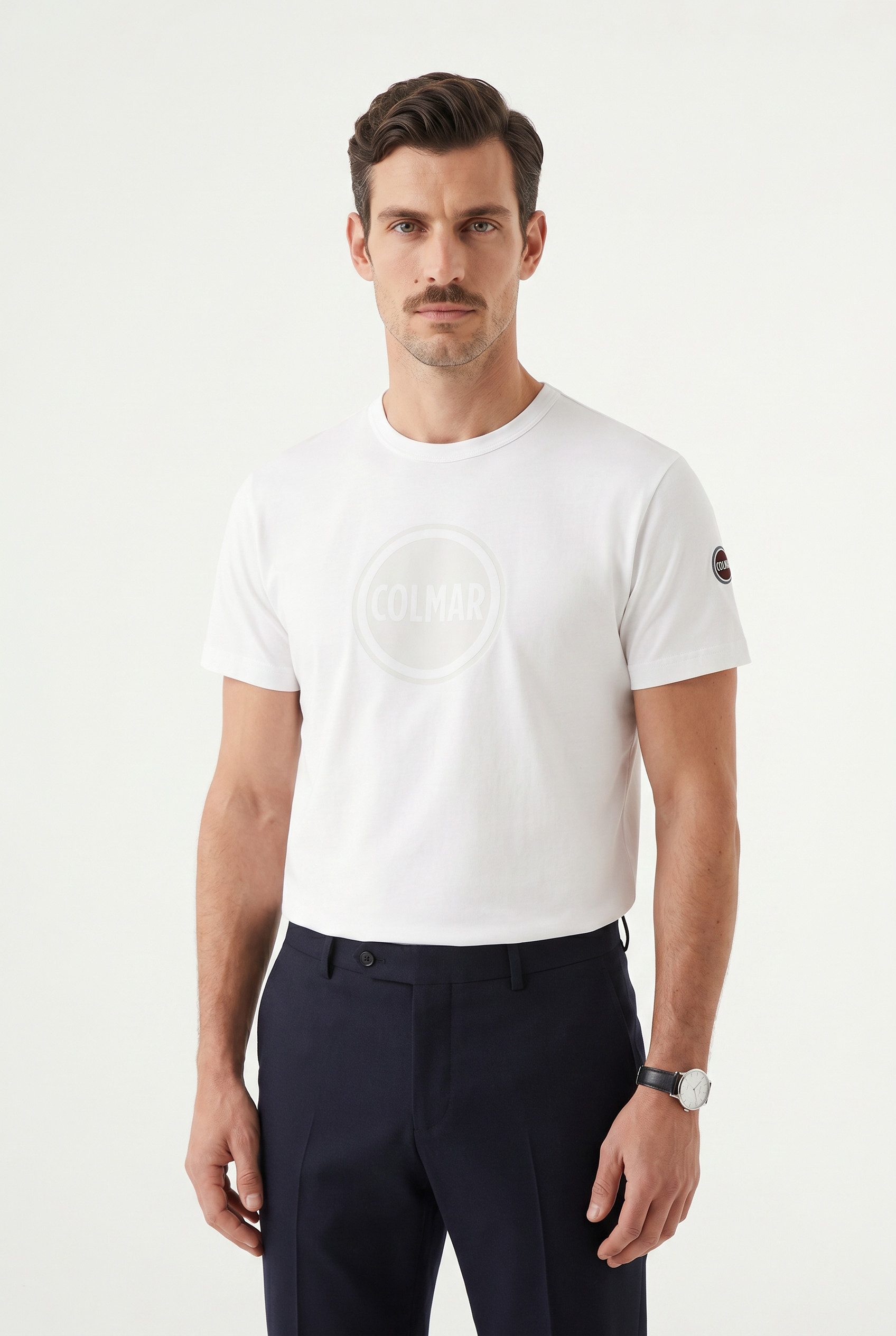 Colmar T-Shirt MENS T-SHIRT mit Logo, Rundhals, regular fit