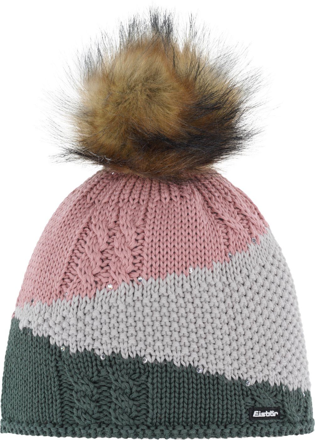Eisbär Beanie EDEN LUX CRYSTAL SALVIA-BR.SILVER-PINKCLAY/