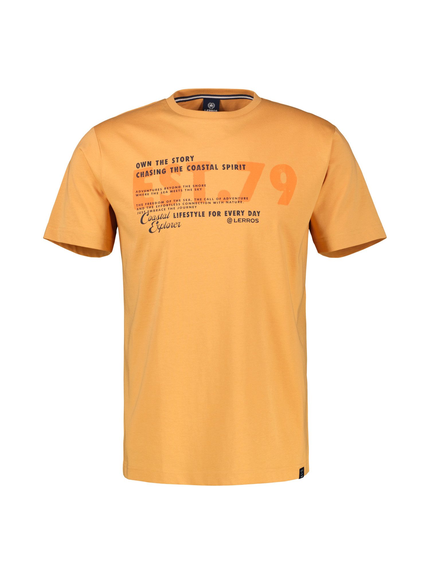 T-Shirt T-Shirt mit Brustprint, Grosse Grössen