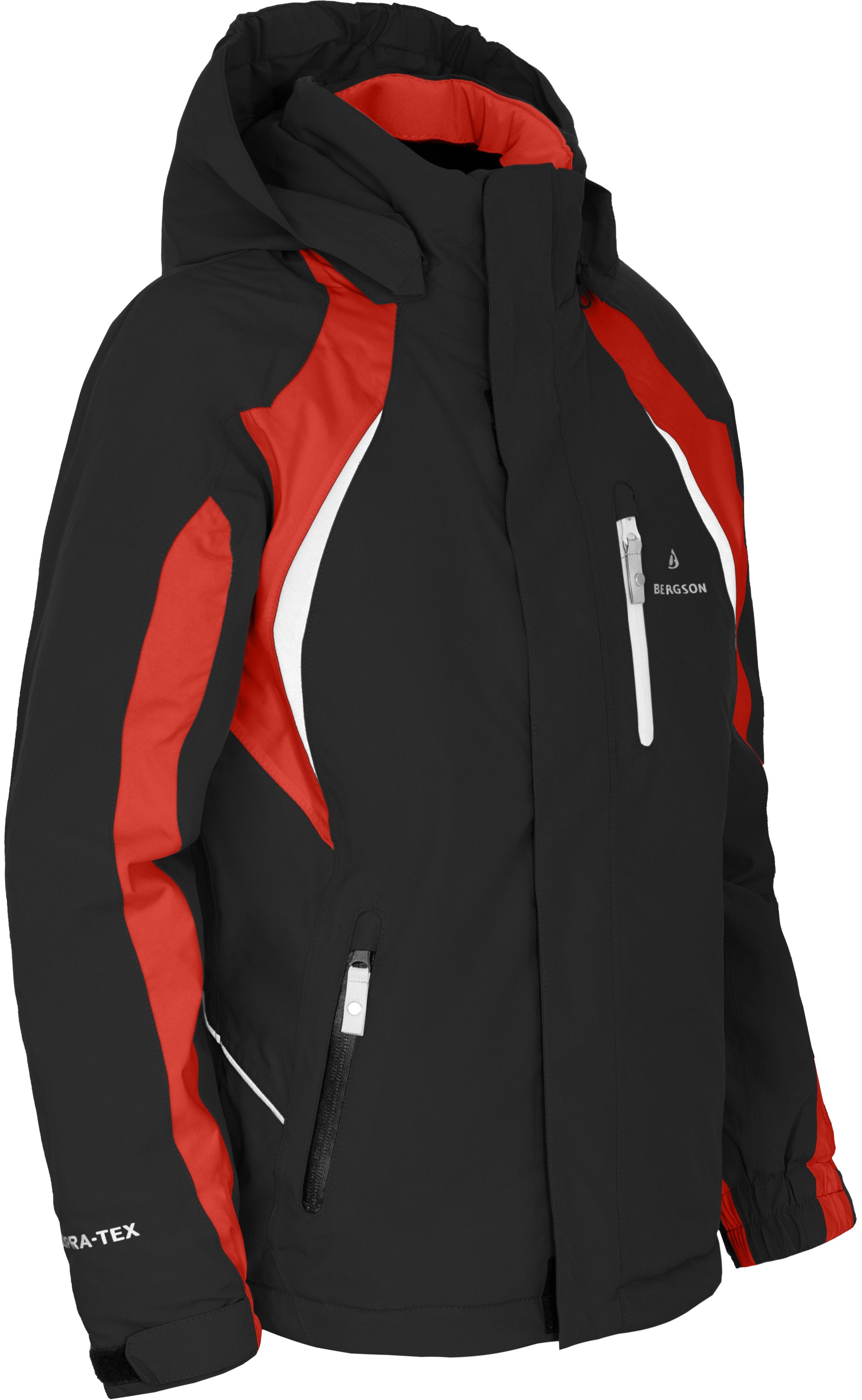 Bergson Skijacke JENS Kinder Skijacke, perfekt für junge Wintersportler, Стандартные размеры, sch