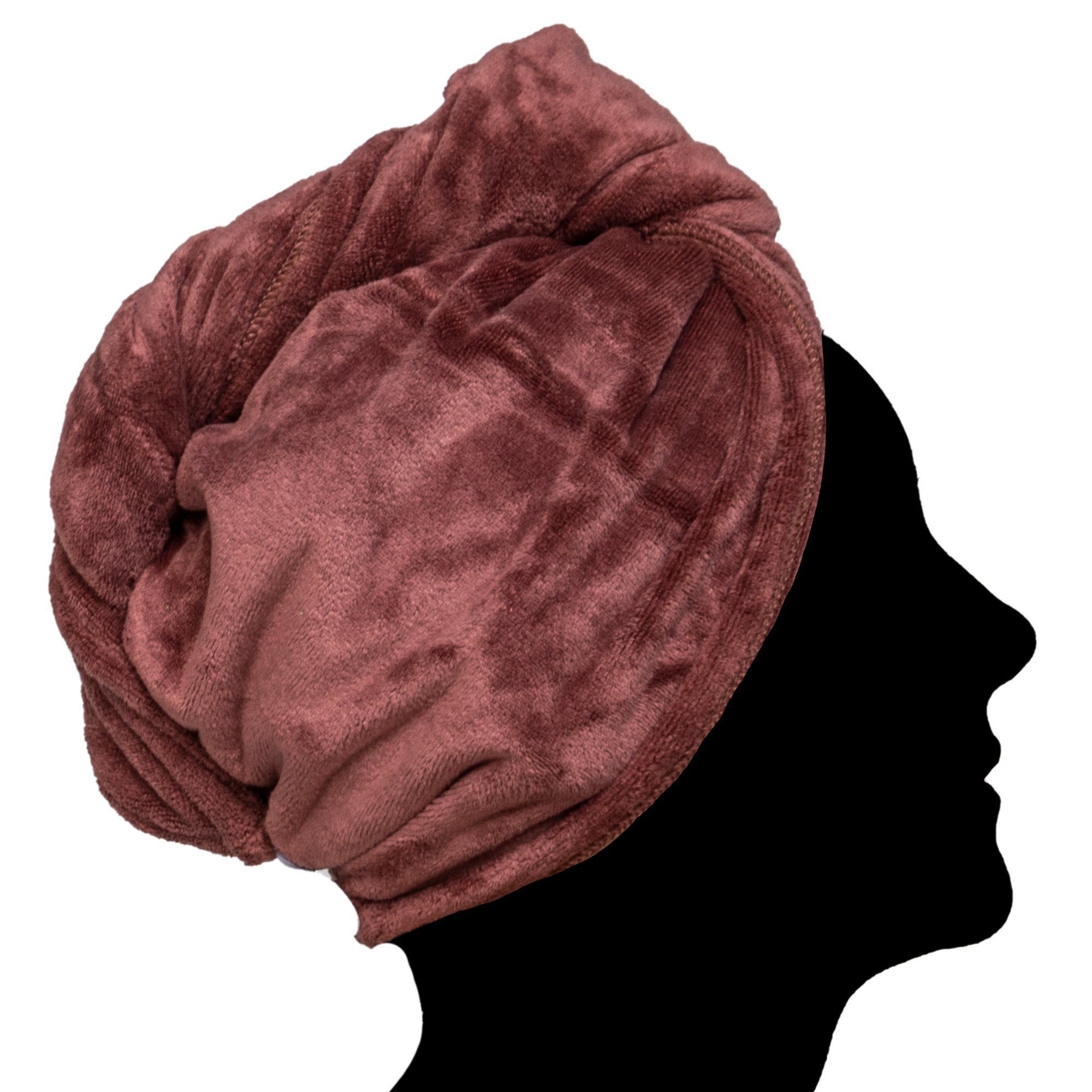 cosey Turban-Handtuch Mikrofaser Turban-Handtuch - Kopf-Handtuch, günstig online kaufen