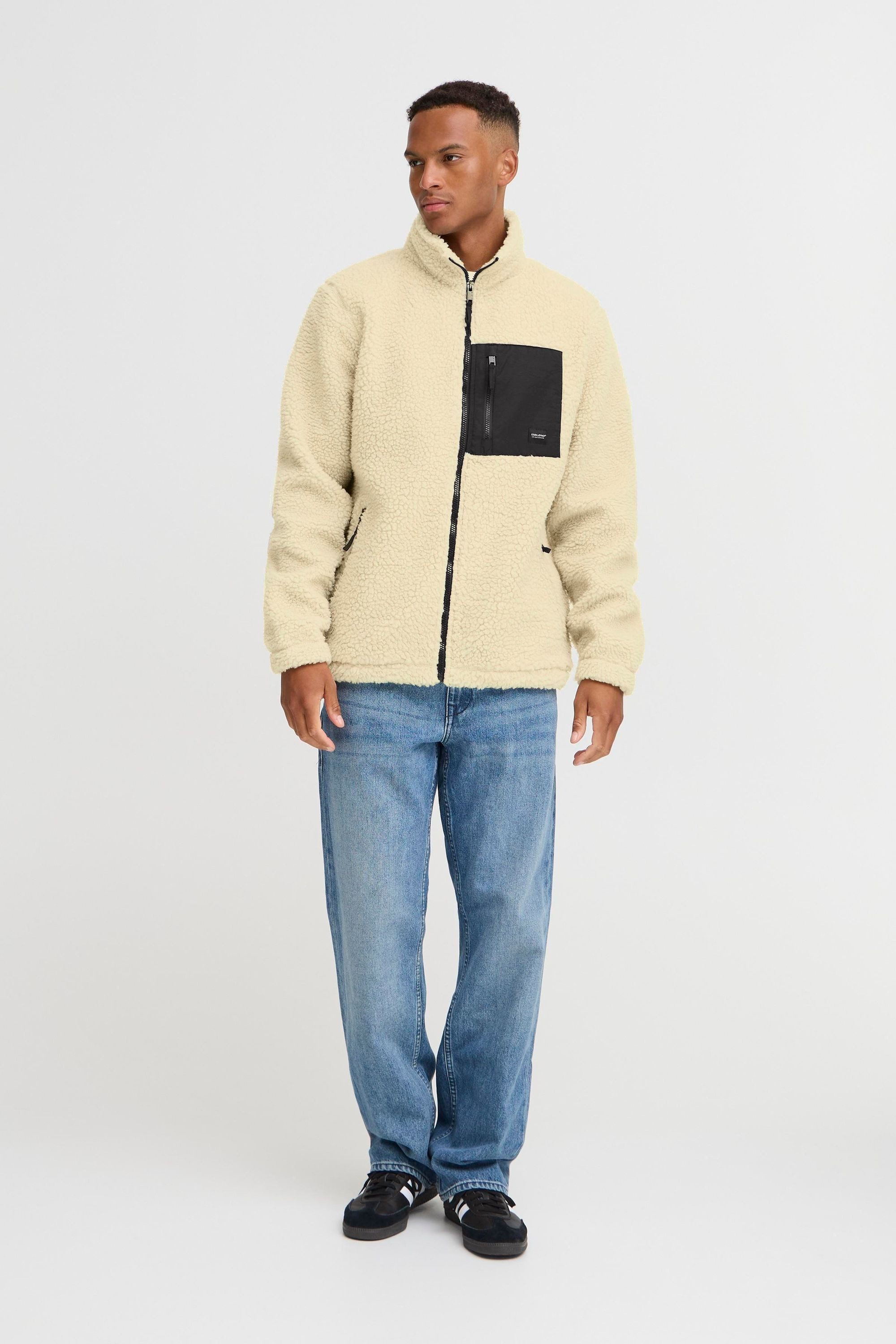 Blend Fellimitatjacke BHTotti (1-St) Kuschelige Teddyjacke mit Taschen
