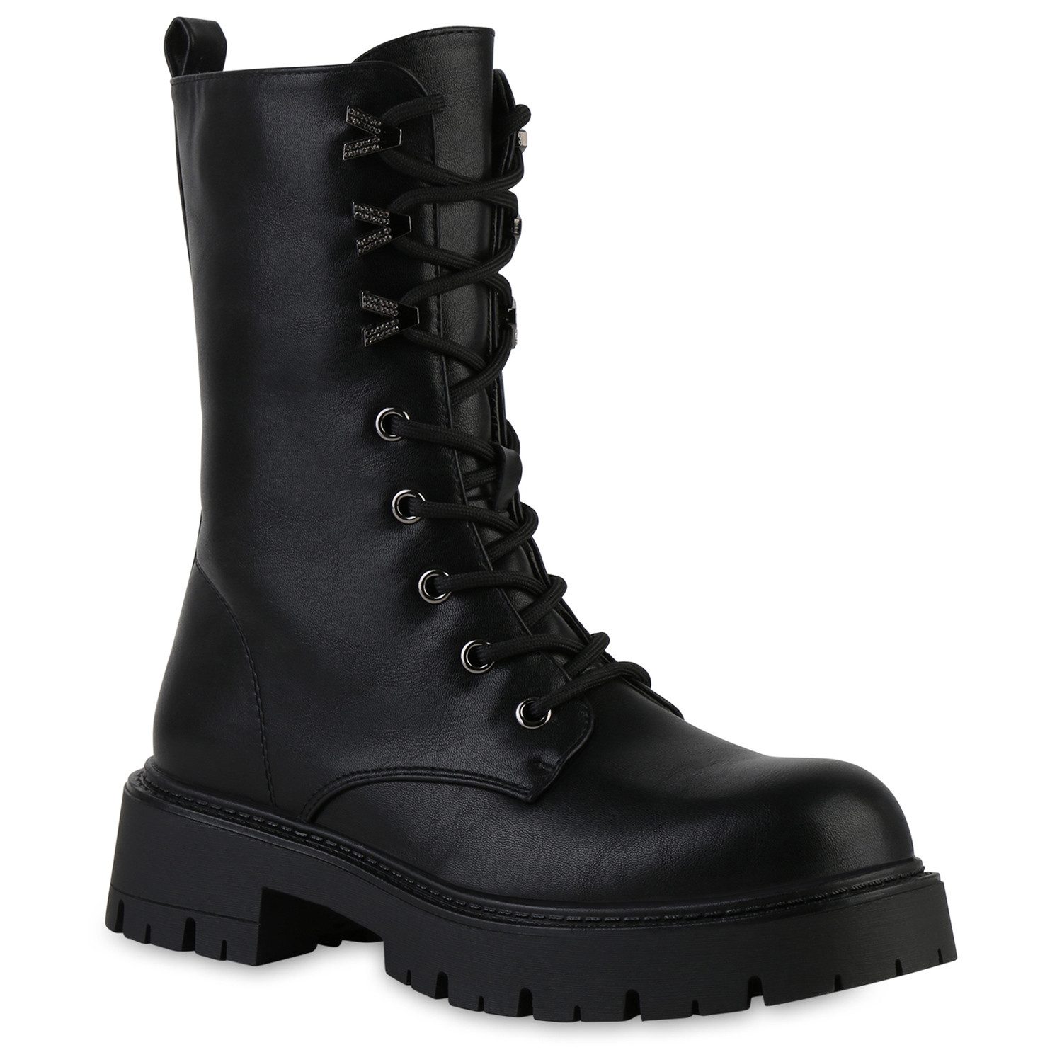 VAN HILL 841823 Schnürstiefel Damen Leicht Gefüttert Schnürstiefel Stiefel günstig online kaufen