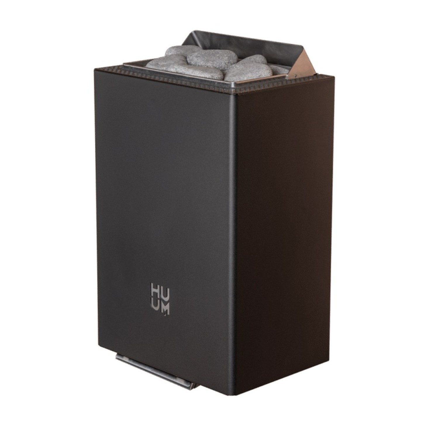 HUUM Saunaofen HUUM CORE Wall Mini 3 kW Elektro-Saunaofen Schwarz, 3 kW, externe Steuerung, Kompakter Wandofen mit 15 kg Steinvolumen für 2–4 m³