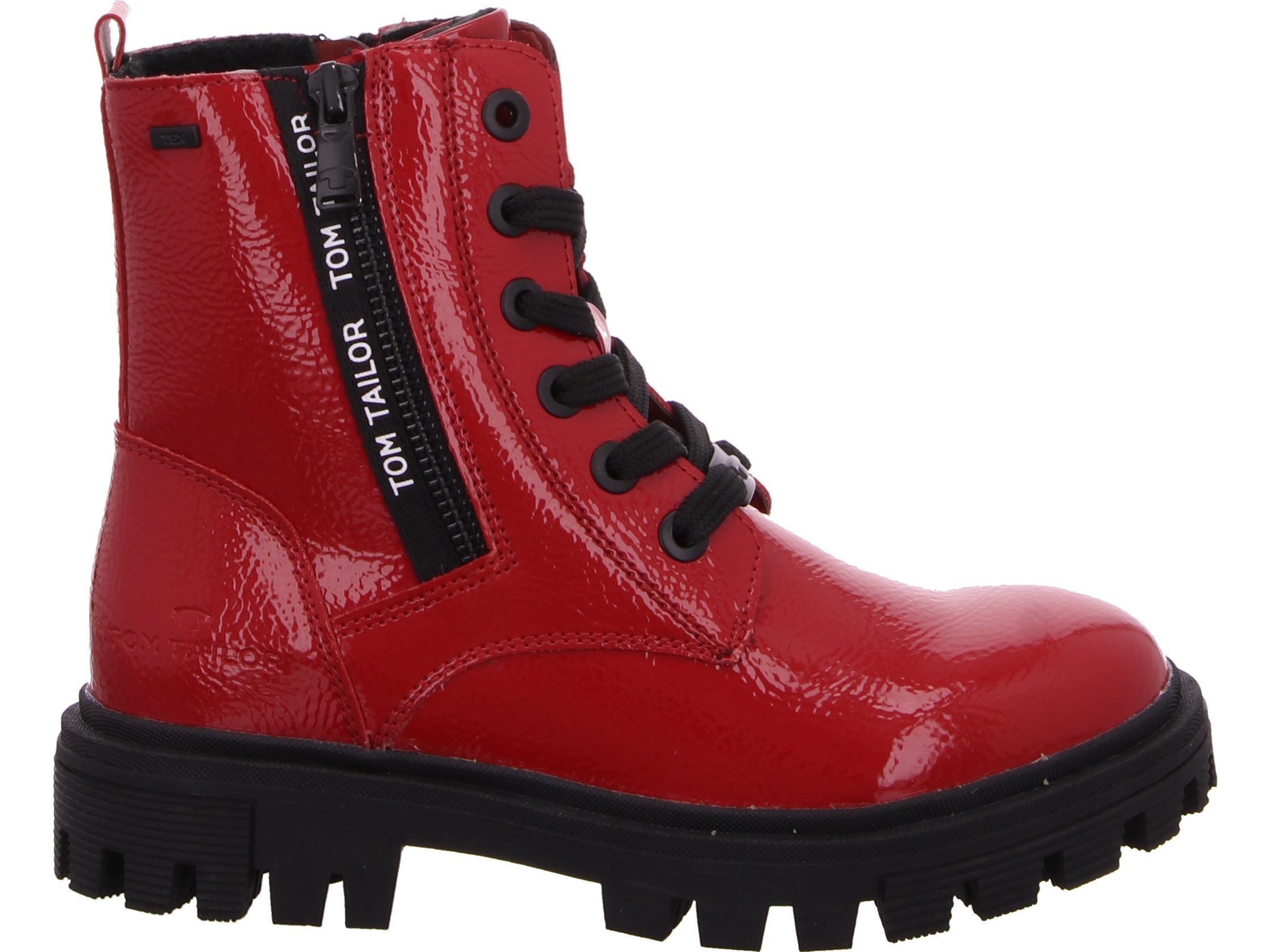 Tailor Damen Tom Tailor Stiefelette Rot Ankle Boots Damen Tom