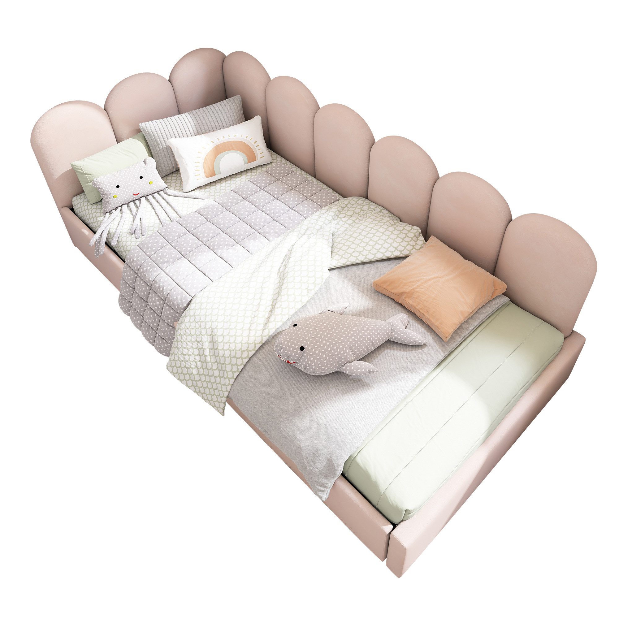 BlingBin Einzelbett Polsterbett Stauraumbett Tagesbett 90×190/200cm günstig online kaufen