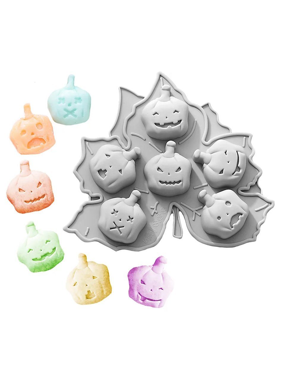 Metamorph Backform Kürbis Silikon Backform - Halloween Keks Minicakes, Halloween Keks Minicakes
