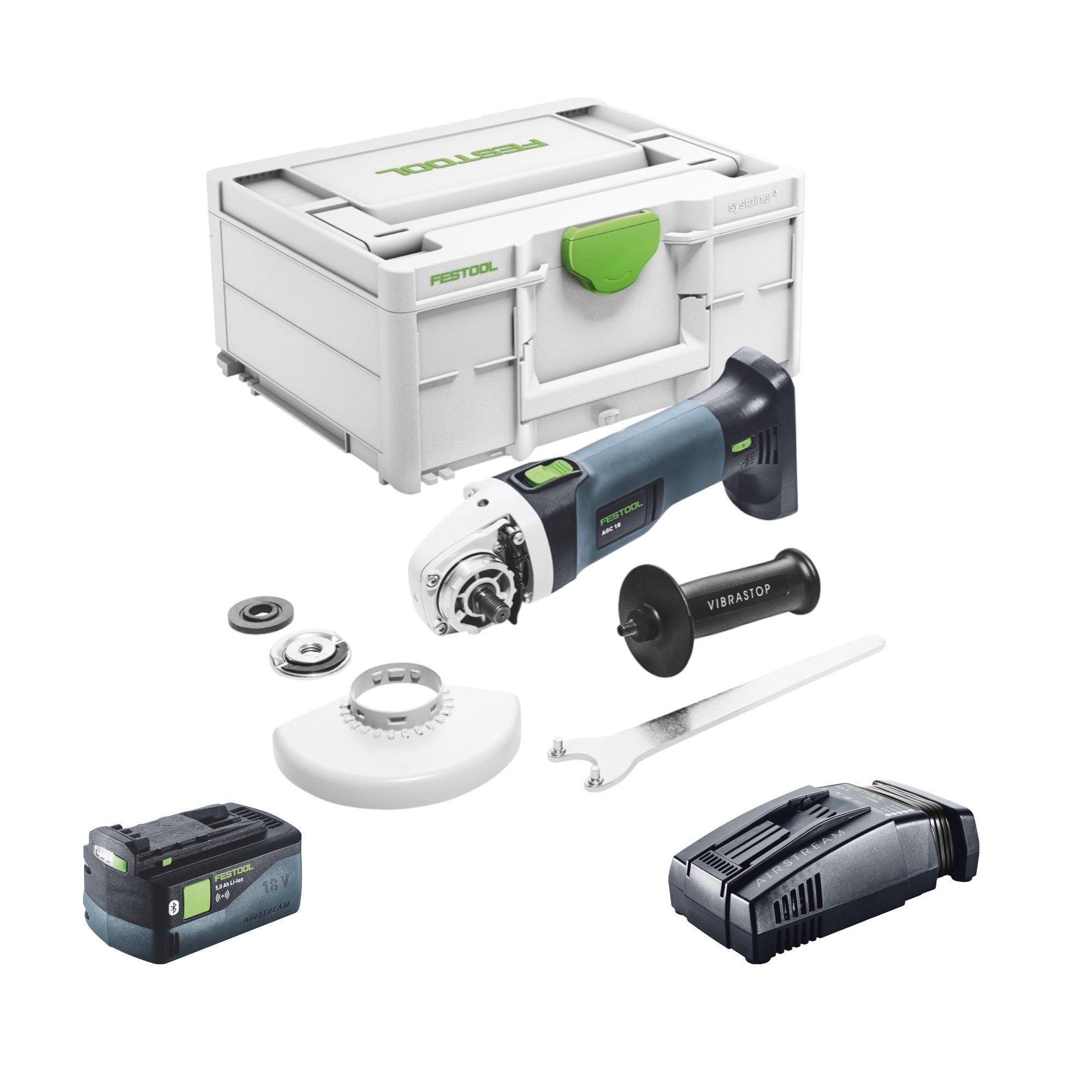 FESTOOL Winkelschleifer Festool AGC 18-125 EB-Basic Akku Winkelschleifer 18 V 125 mm Brushless