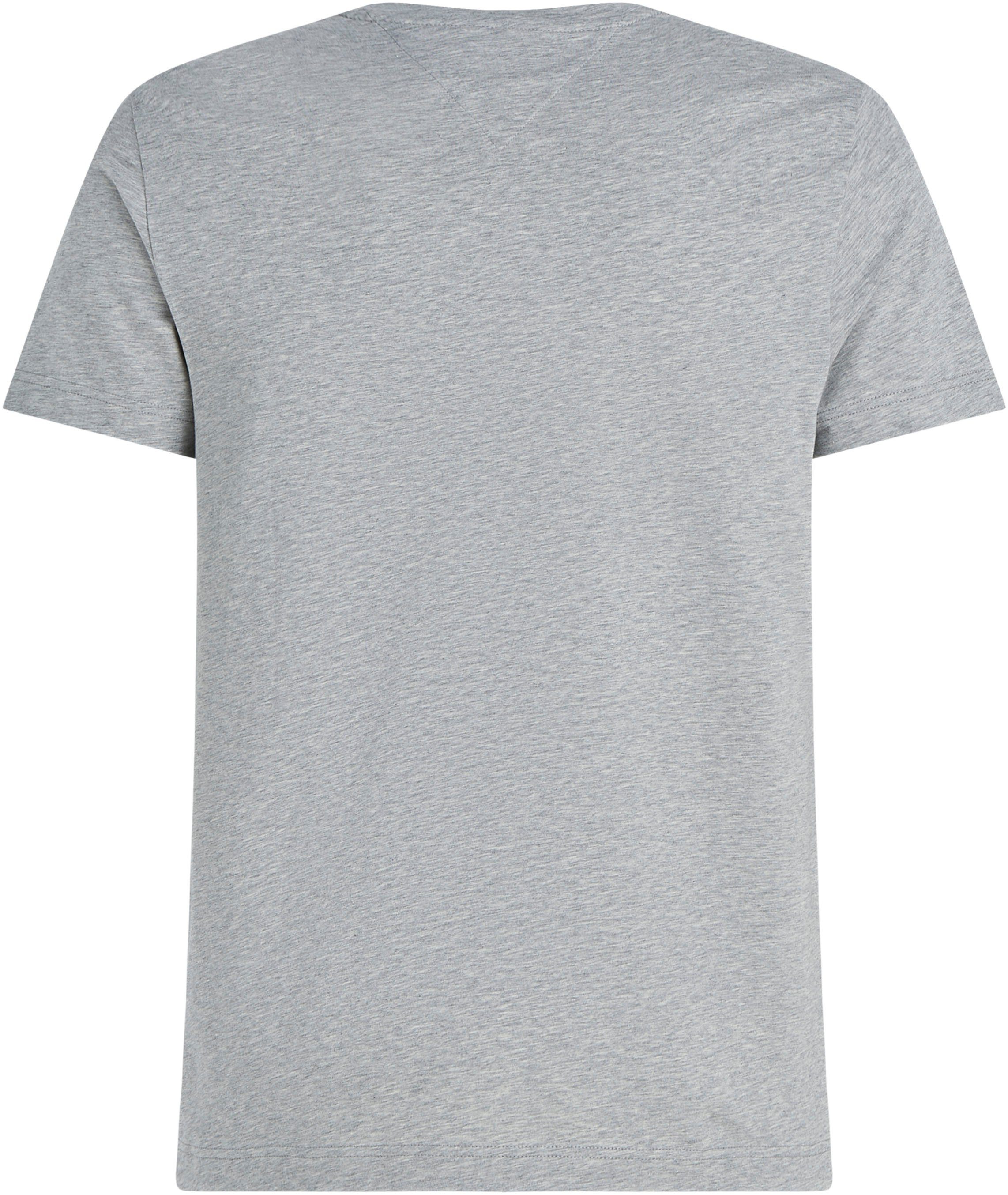 T-Shirt grey T-Shirt Stretch RH Slim melange Tommy Hilfiger