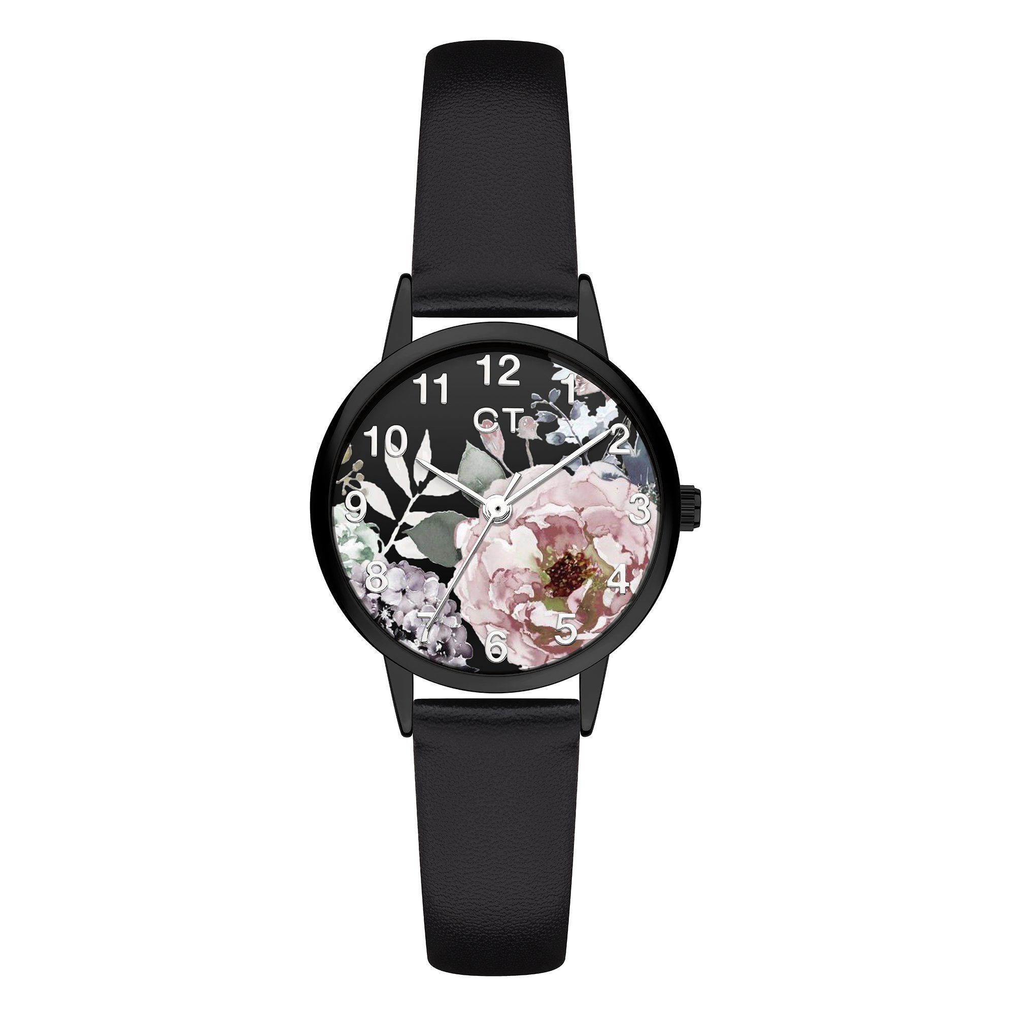 COOL TIME Quarzuhr Armbanduhr, Komfortables, widerstandsfähiges & schönes  Kunstlederarmband; Länge 65 x 105 mm | Quarzuhren