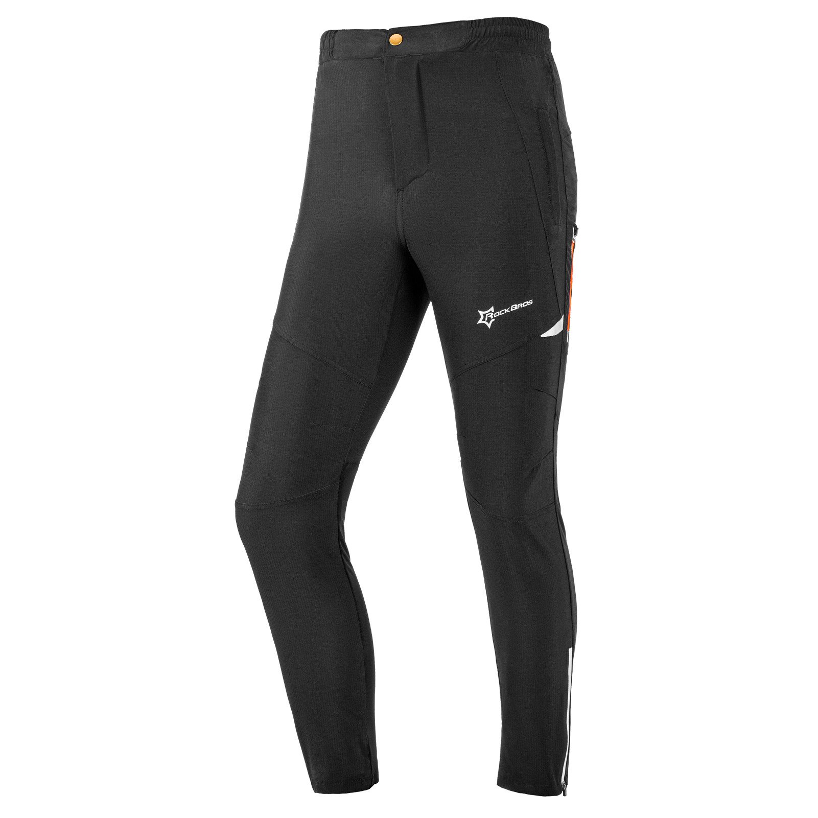 ROCKBROS Fahrradhose Lange Hose Sporthose Herren Damen atmungsaktiv reflektierend Atmungsaktiv, elastisch, wasserabweisend, reflektierend