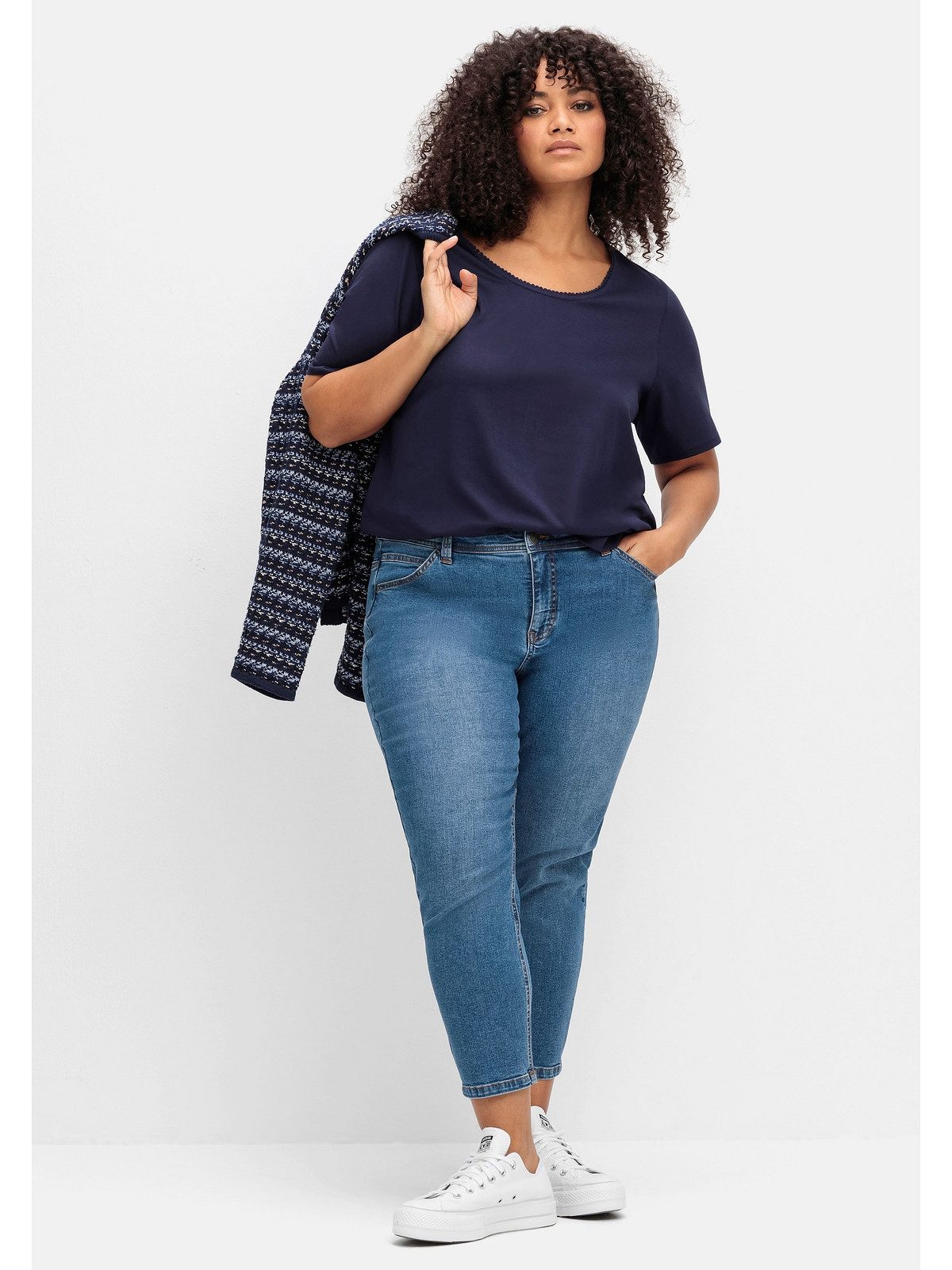 Sheego Stretch-Jeans Große Größen im Curvy-Schnitt SUSANNE